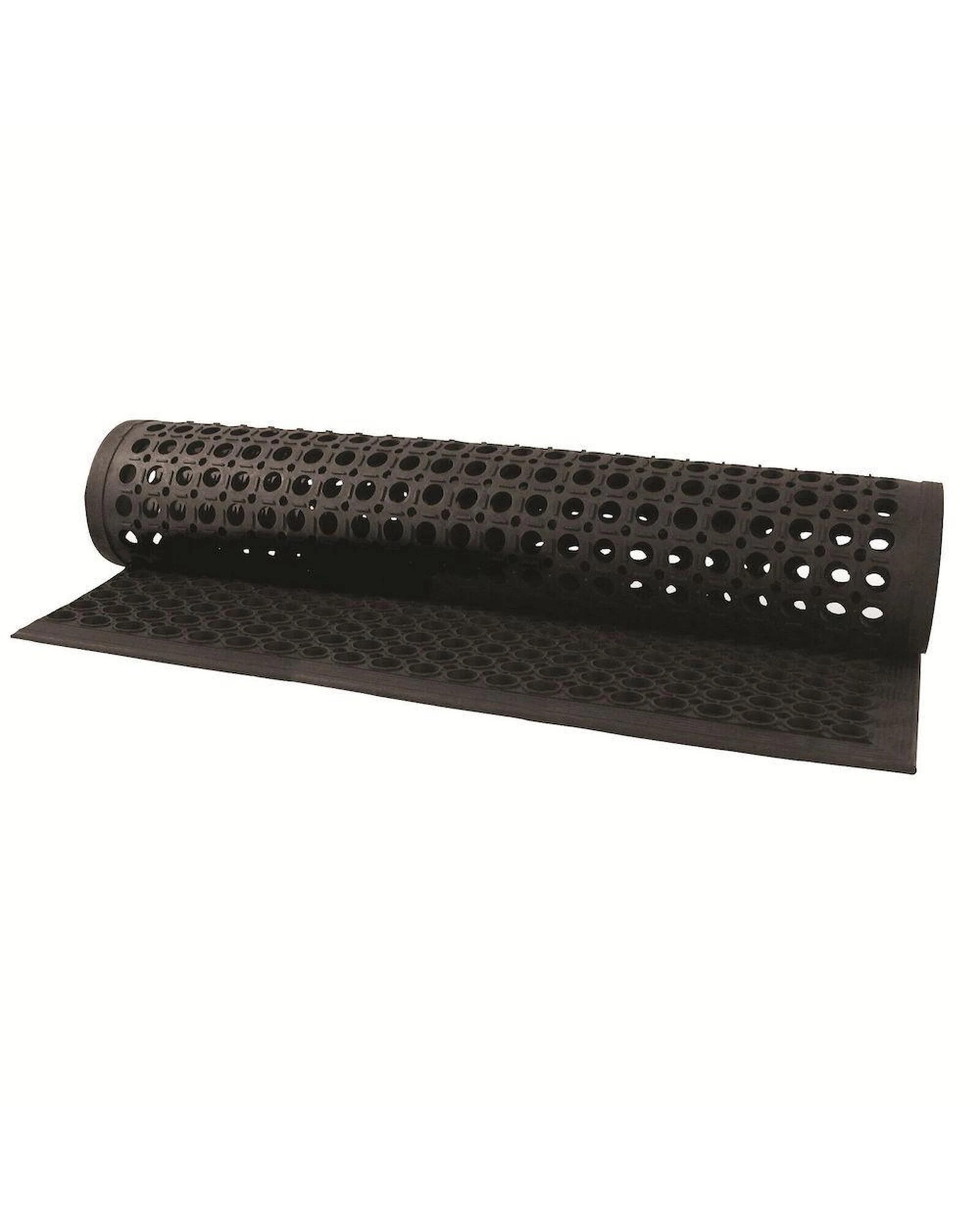 1 Commercial Anti Fatigue Rubber Safety Floor Mat 1550x930mm Black, 1 of 1