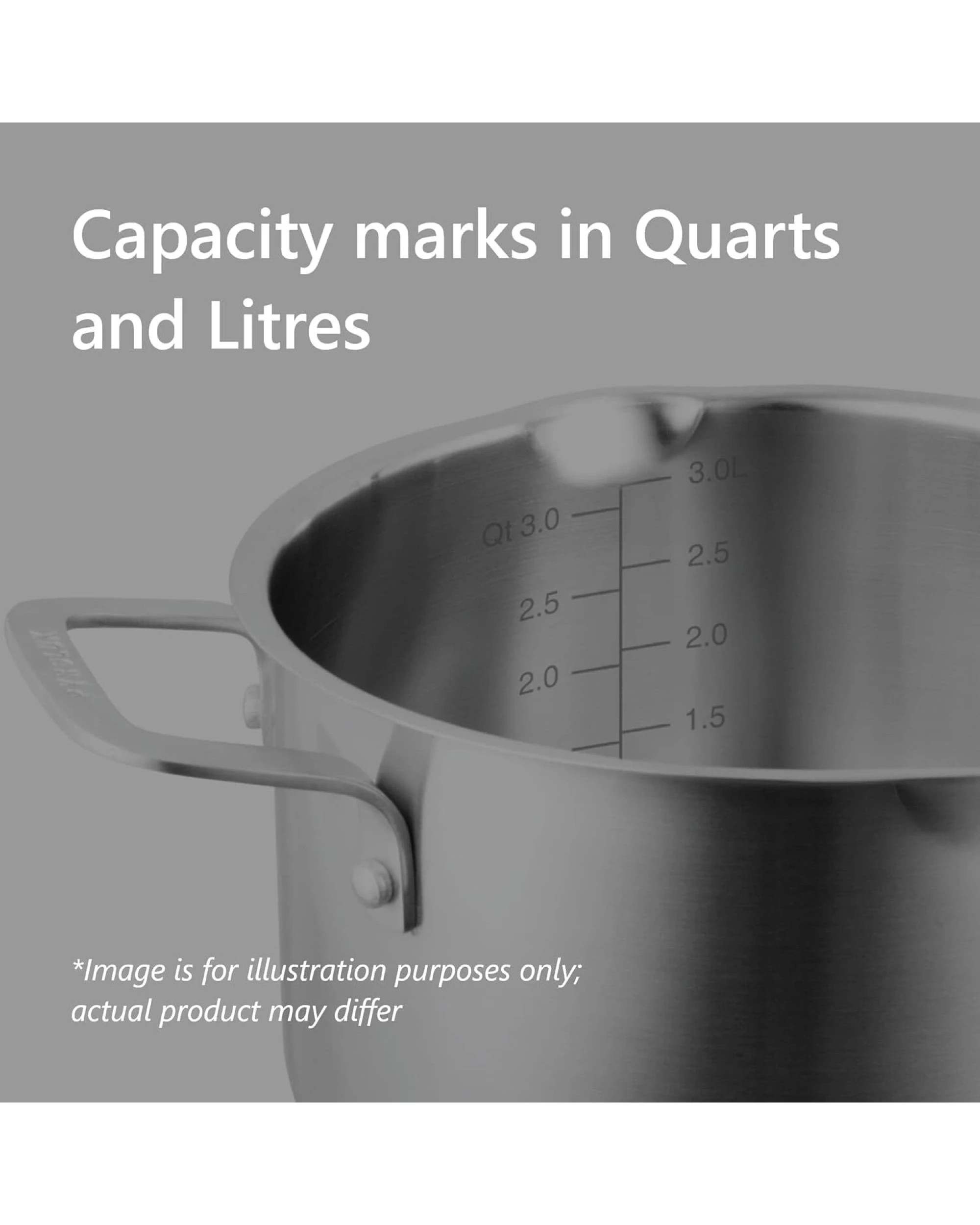 8 Pyrolux Stainless Steel Radius 85 Saucepan 3-Piece Set, 8 of 8