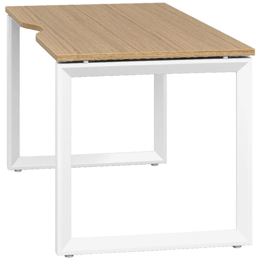 4 Stilford S2 Pro Version 1 Desk 1500 x 750mm Oak/White Desks, Tables and Workstations, 4 of 5