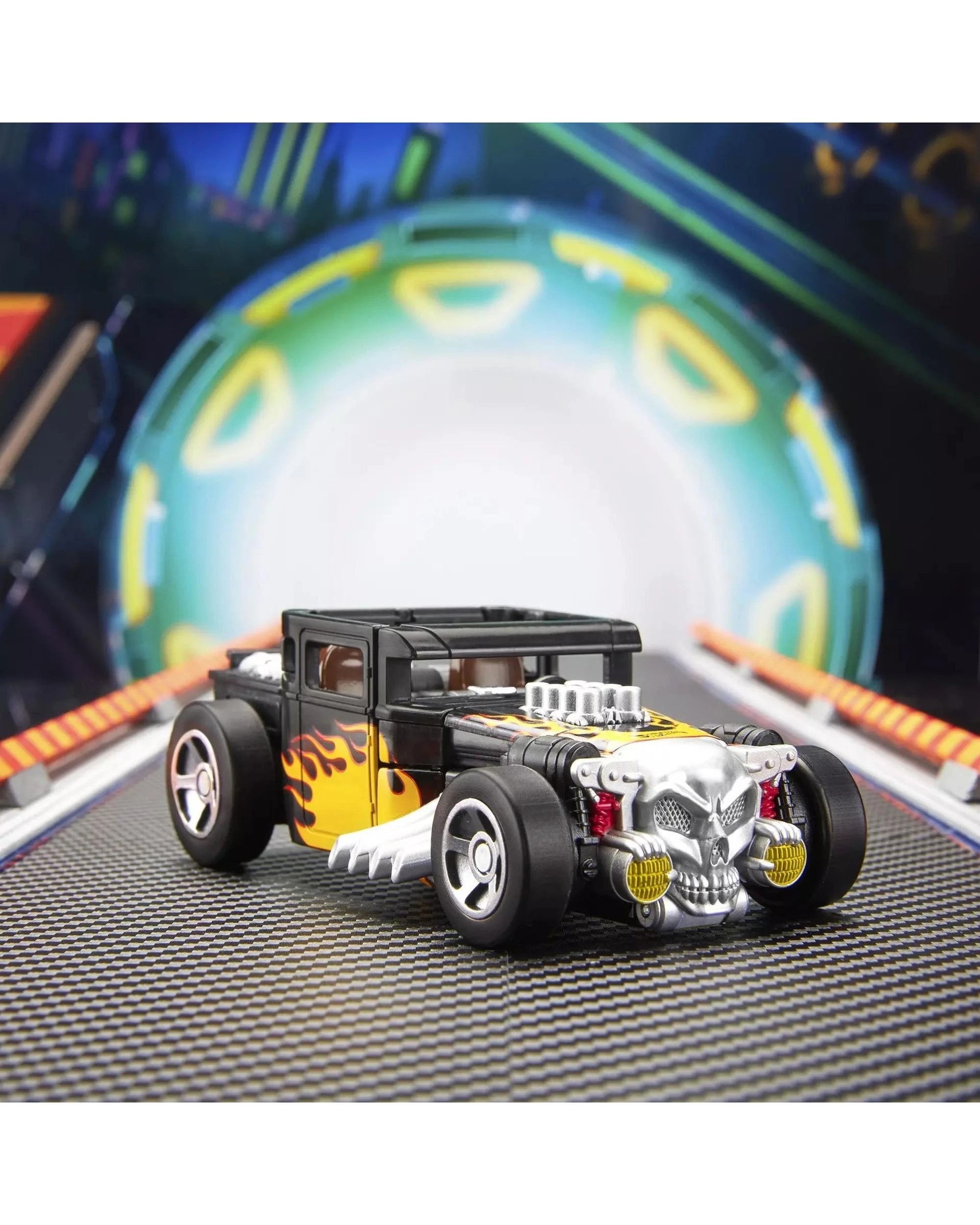 7 Transformers Collaborative Hot Wheels x Transformers Bone Shaker Action Figure, 7 of 10