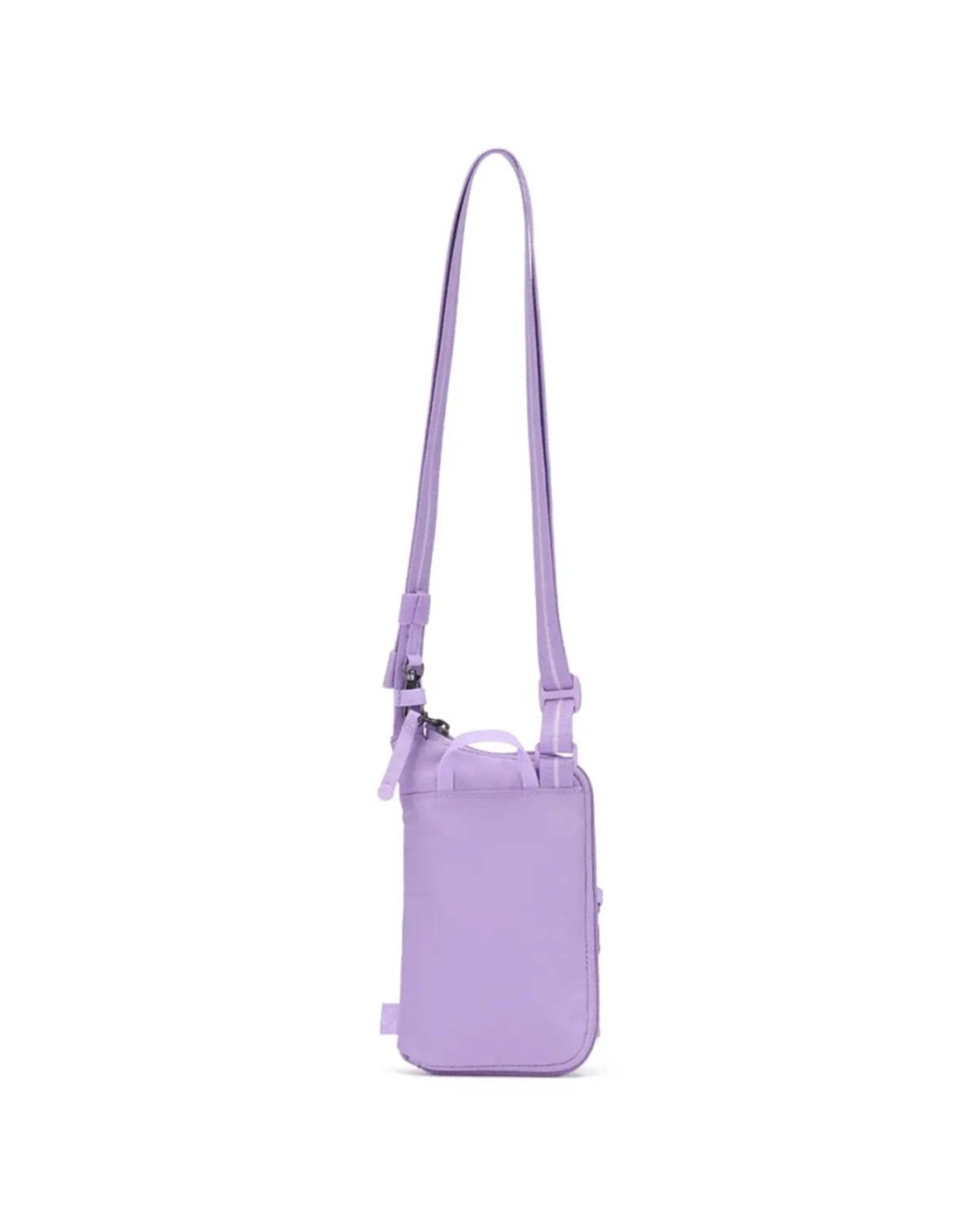 4 Pacsafe Go Anti-Theft RFID Blocking Tech Secure Crossbody Bag Zip Clip Lavendar - Purple, 4 of 7
