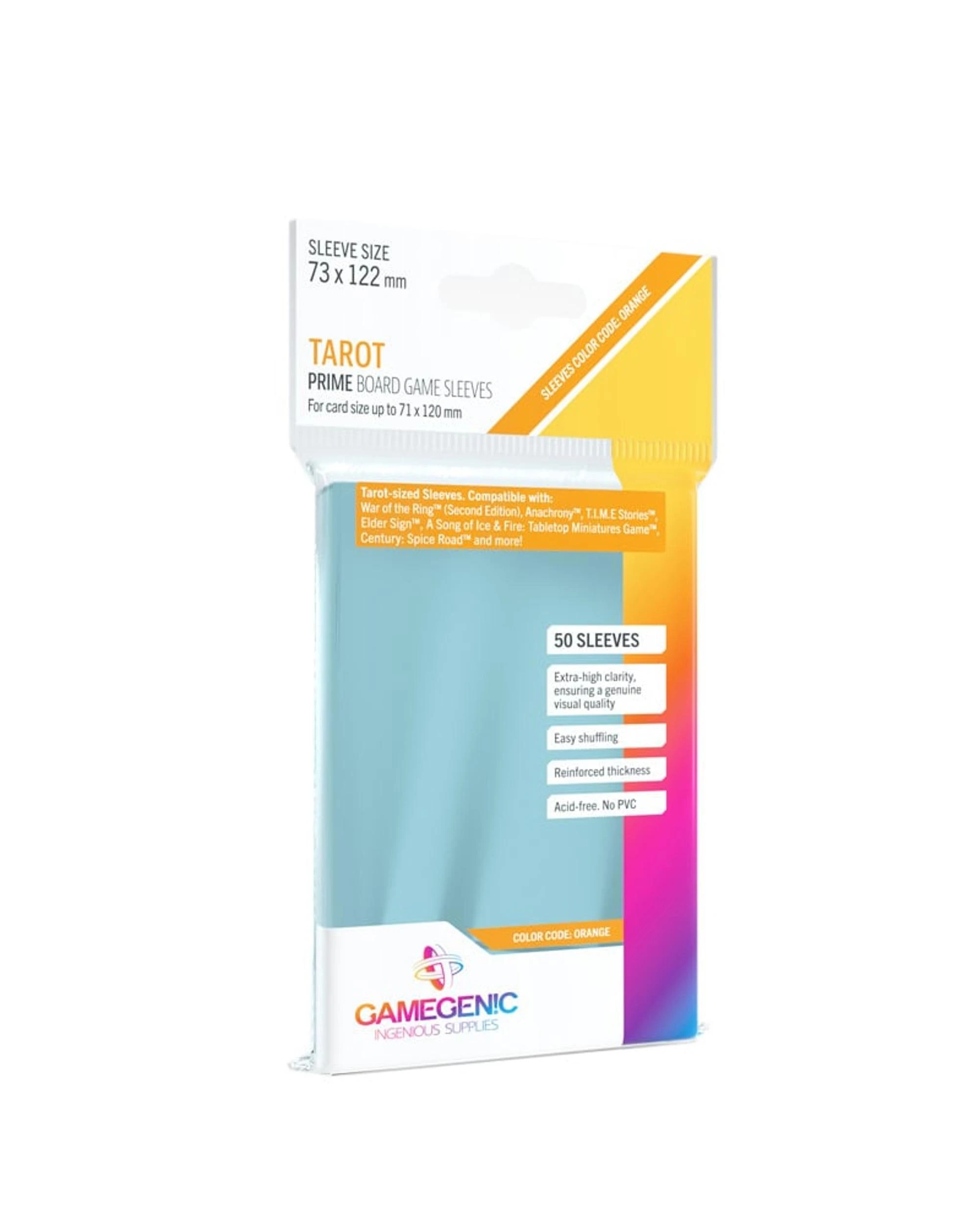 1 Gamegenic Tarot Prime Board Game Sleeves, 1 of 1