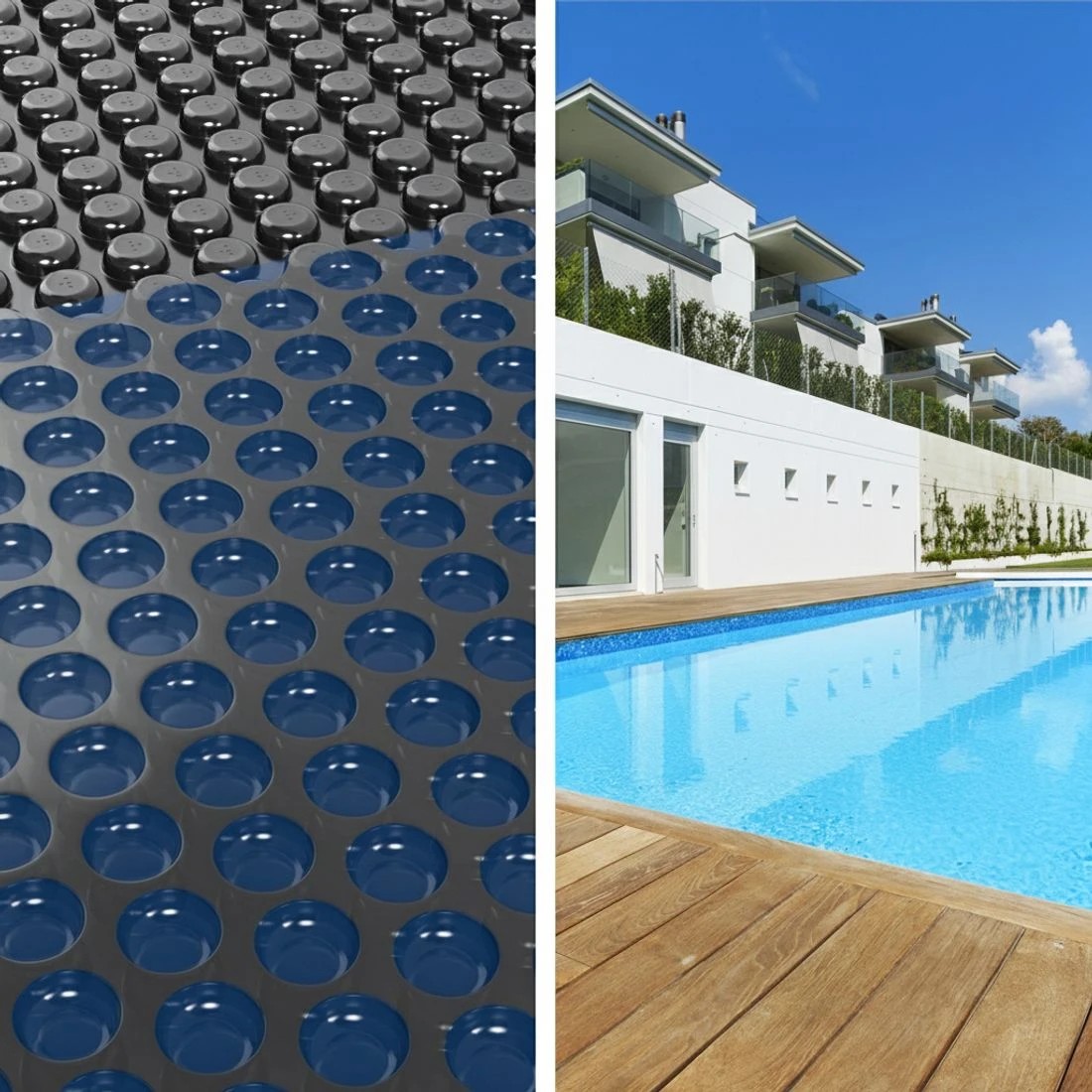4 Aqua Buddy Pool Cover 600 Micron 6.5x3m Swimming Pool Solar Blanket Blue - Multi, 4 of 6