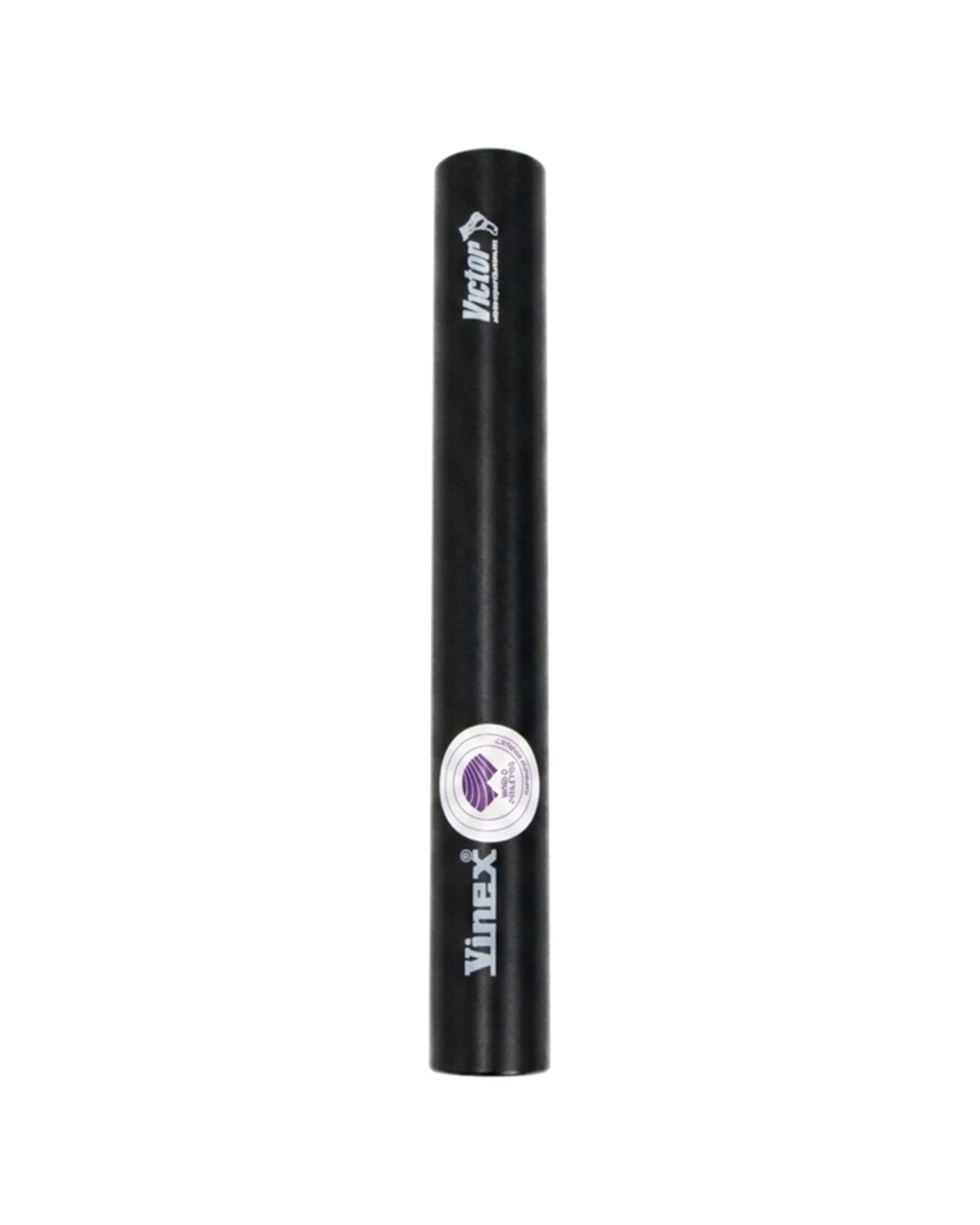 1 Victor Sports Aluminium Relay Baton Lightweight Smooth Ends Senior - Black, 1 of 1