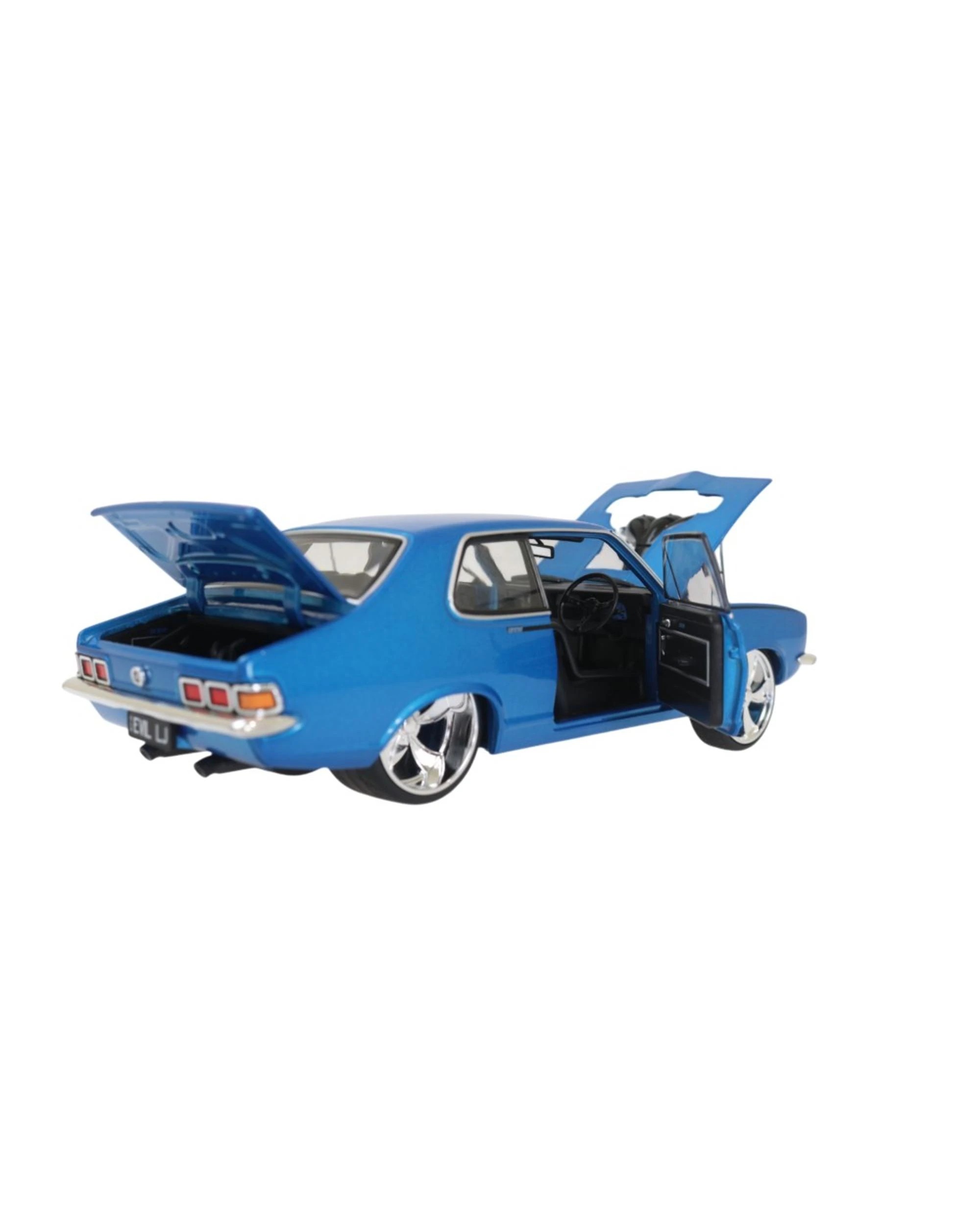 3 DDA Collectibles Holden Evil LJ Torana Blown Street Custom 1:24 Scale Diecast Vehicle - Blue, 3 of 3