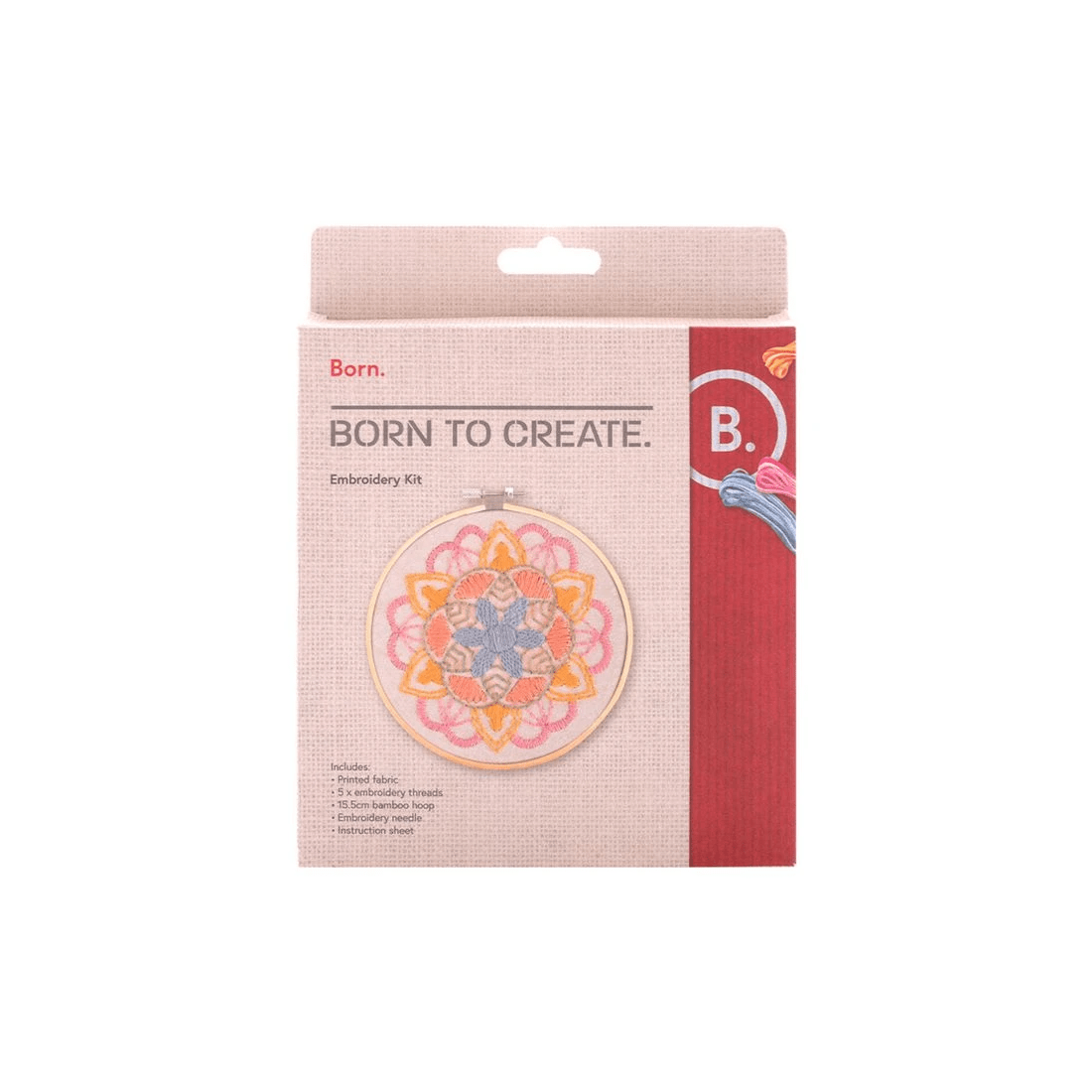 1 Born Embroidery Kit Mandala, 1 of 3