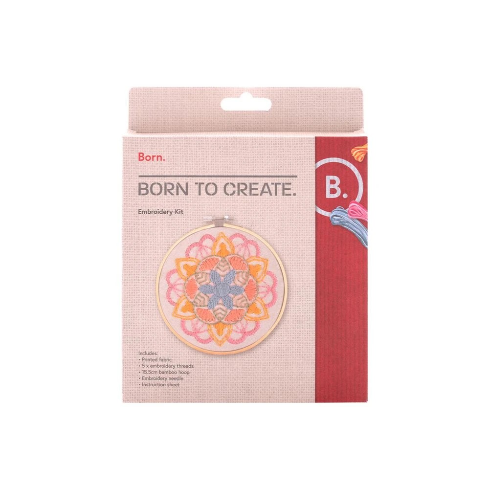 1 Born Embroidery Kit Mandala, 1 of 3