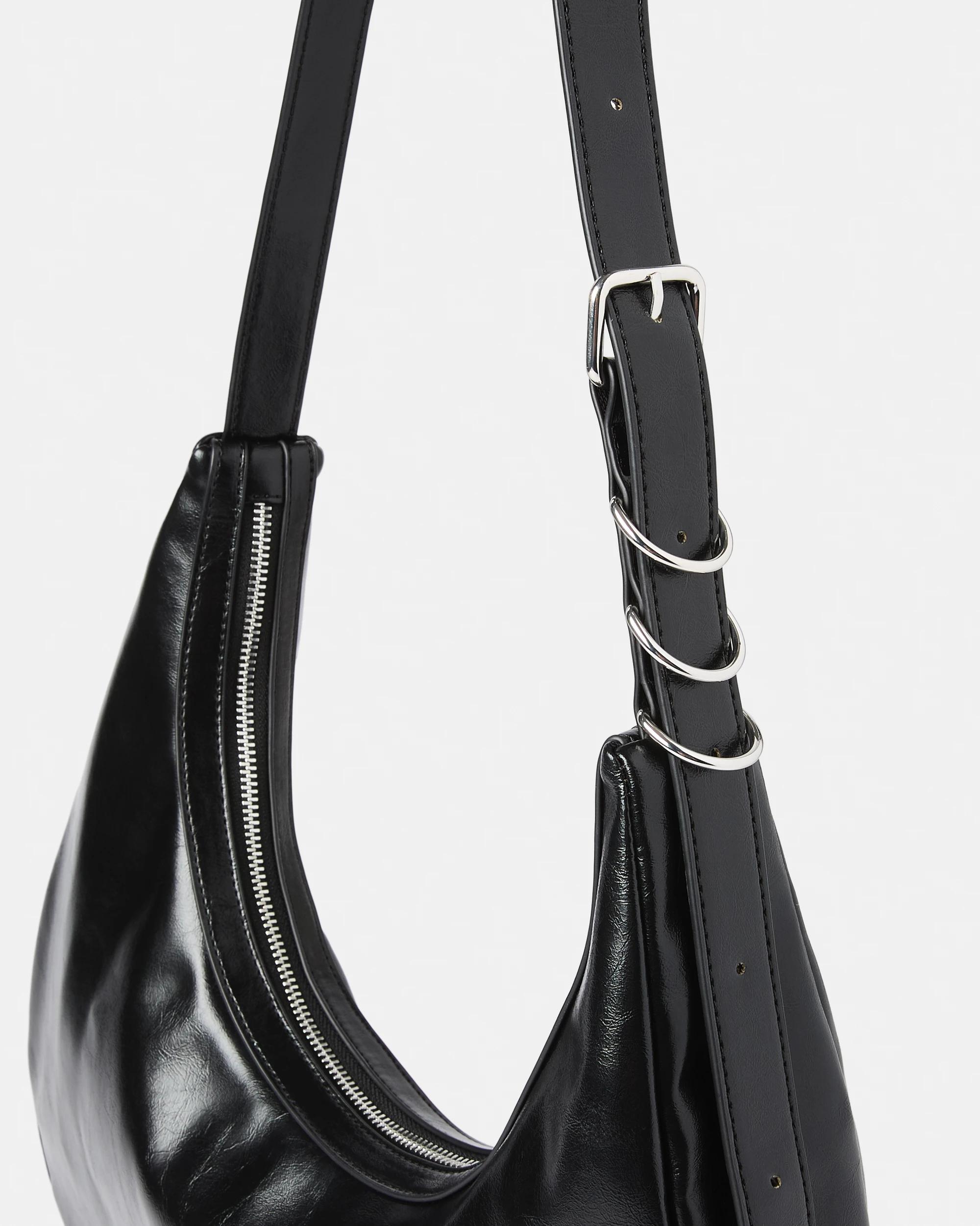 4 Crescent Crossbody Bag Black, 4 of 5