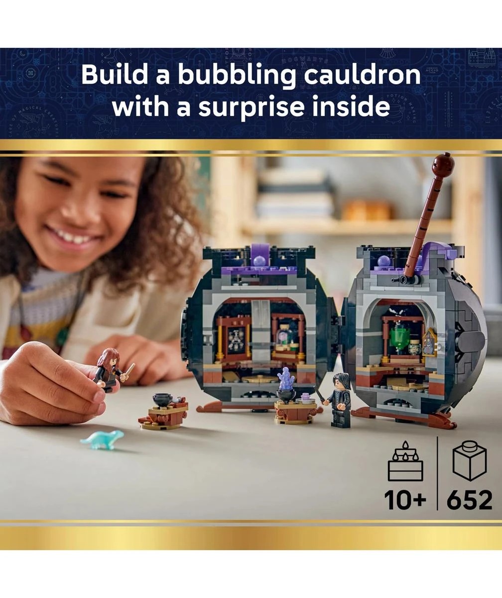 3 LEGO Harry Potter Cauldron: Secret Potions Classroom 76464, 3 of 9