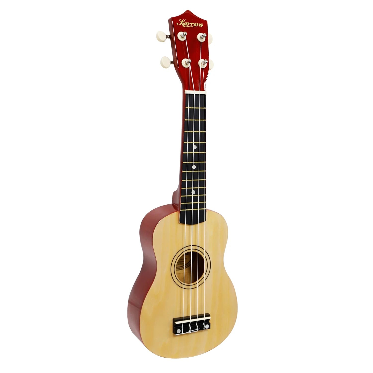 1 Karrera 21in Ukulele - Natural, 1 of 7