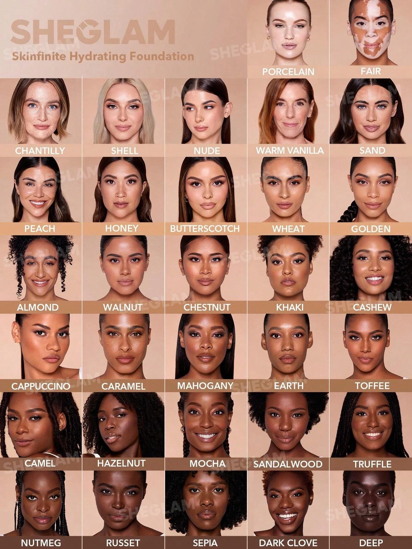 4 SHEGLAM Skinfinite Hydrating Foundation - Porcelain, 4 of 6