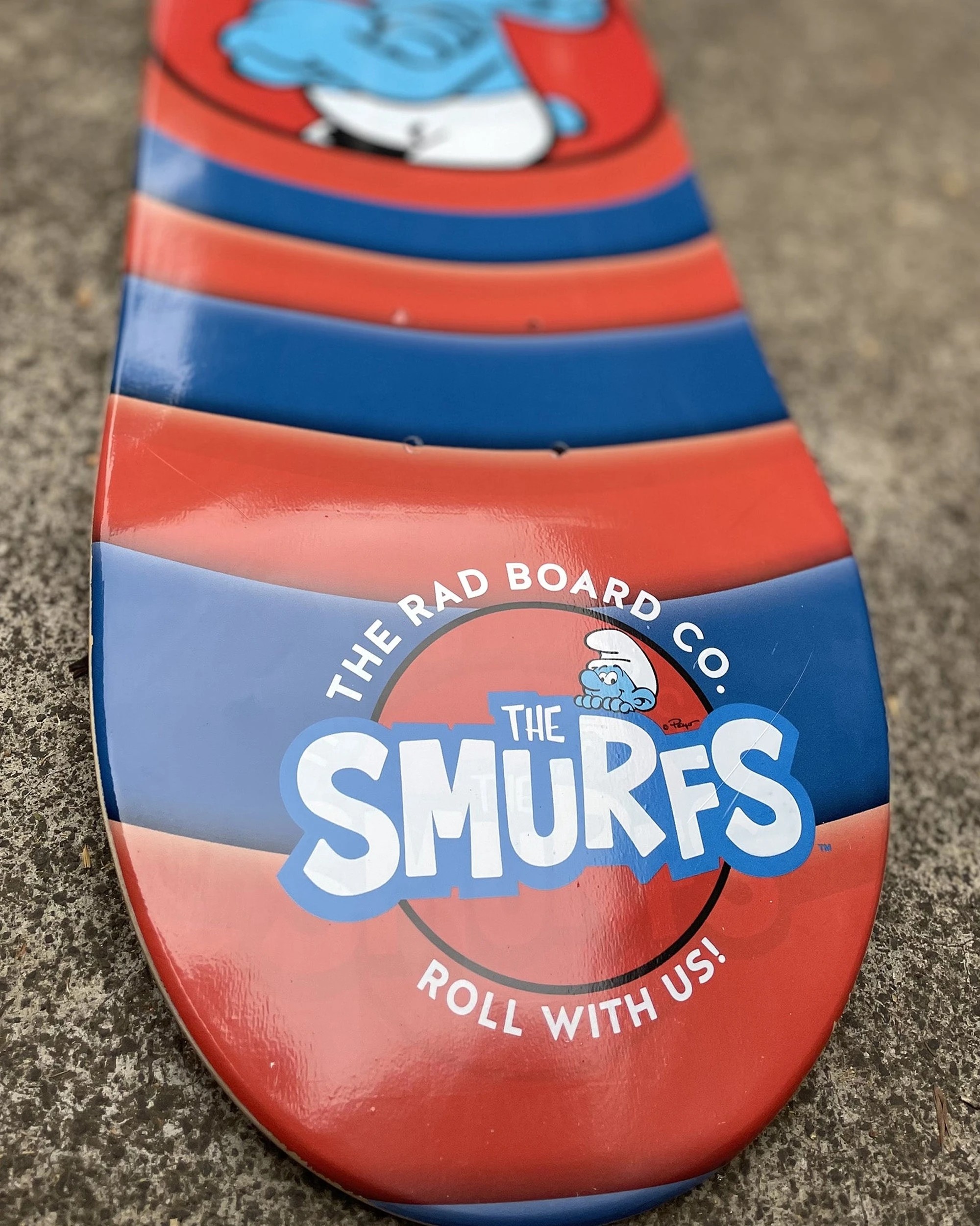 5 Rad Board Co Smurfs Skateboard Deck Brainy Birch Wood 8 Inch - Multi, 5 of 5