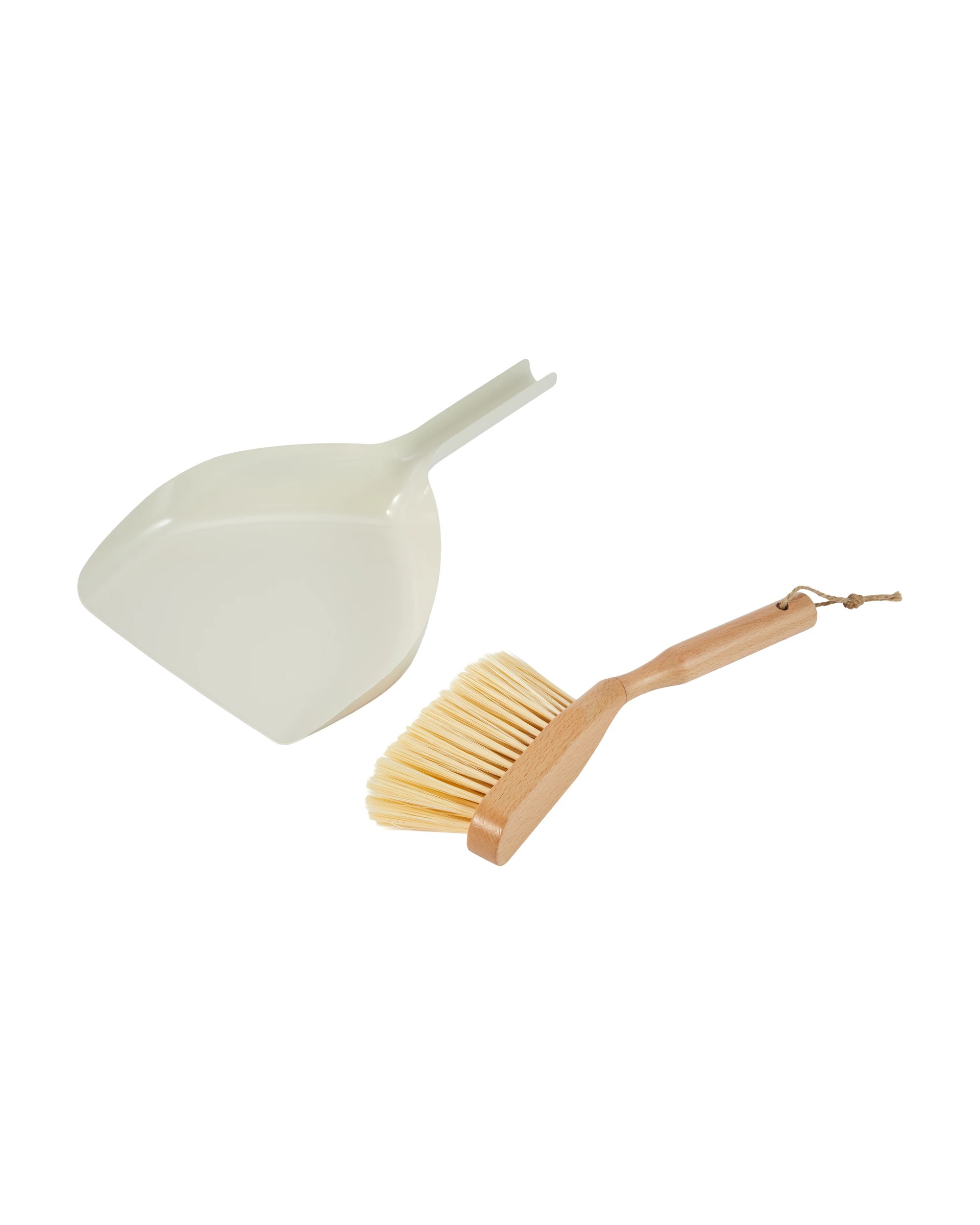 2 Metal and Wood Dustpan and Brush, 2 of 5