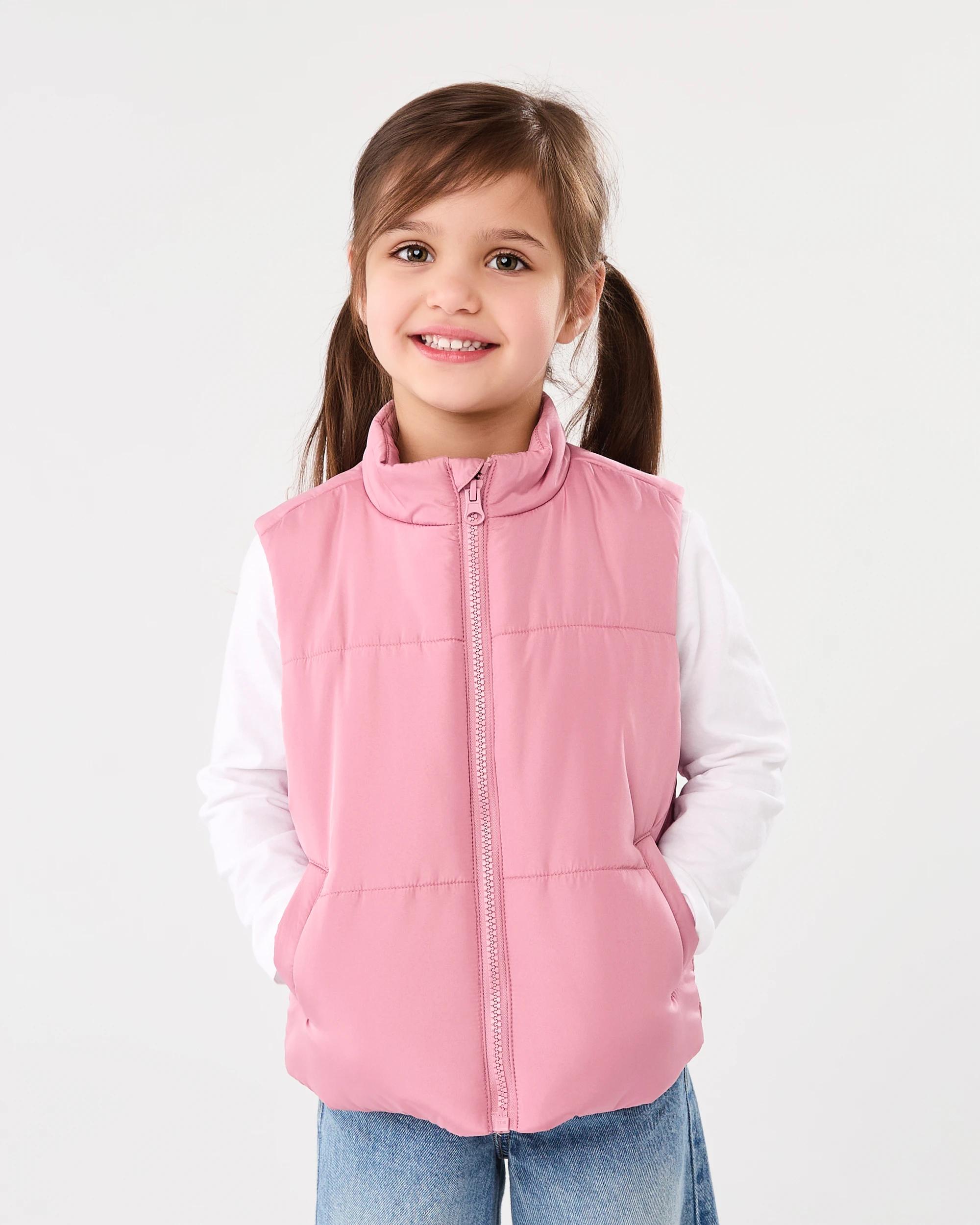 2 Puffer Vest Dust Rose, 2 of 9