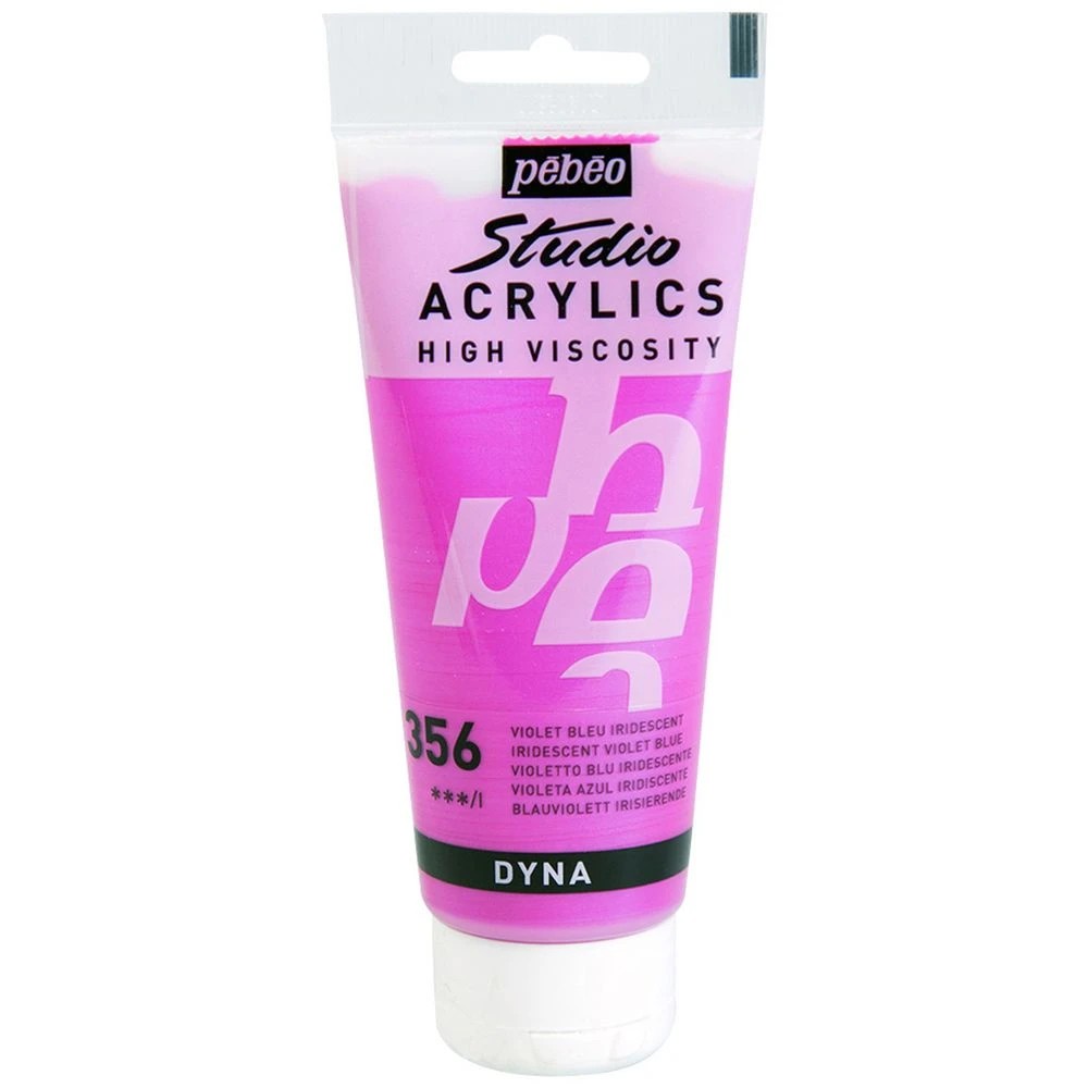 1 Pebeo Studio Acrylic Paint 100mL Violet Blue, 1 of 2