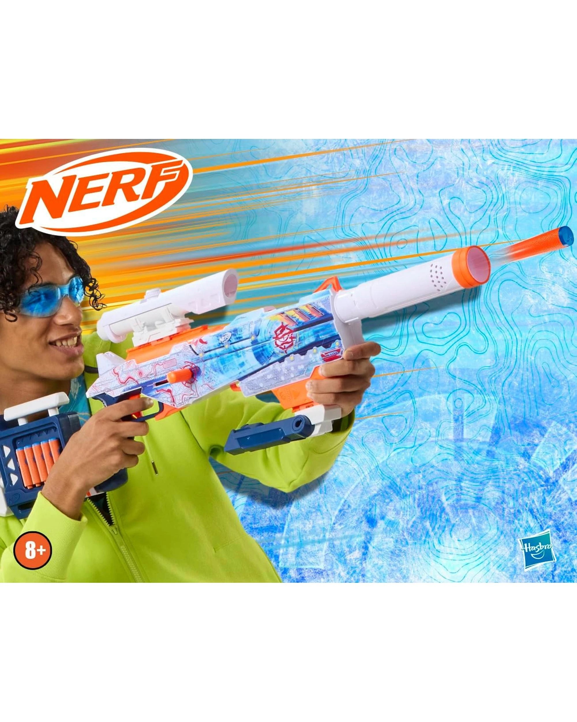 4 NERF Loadout Arctic Zerostriker Dart Blaster, 4 of 7