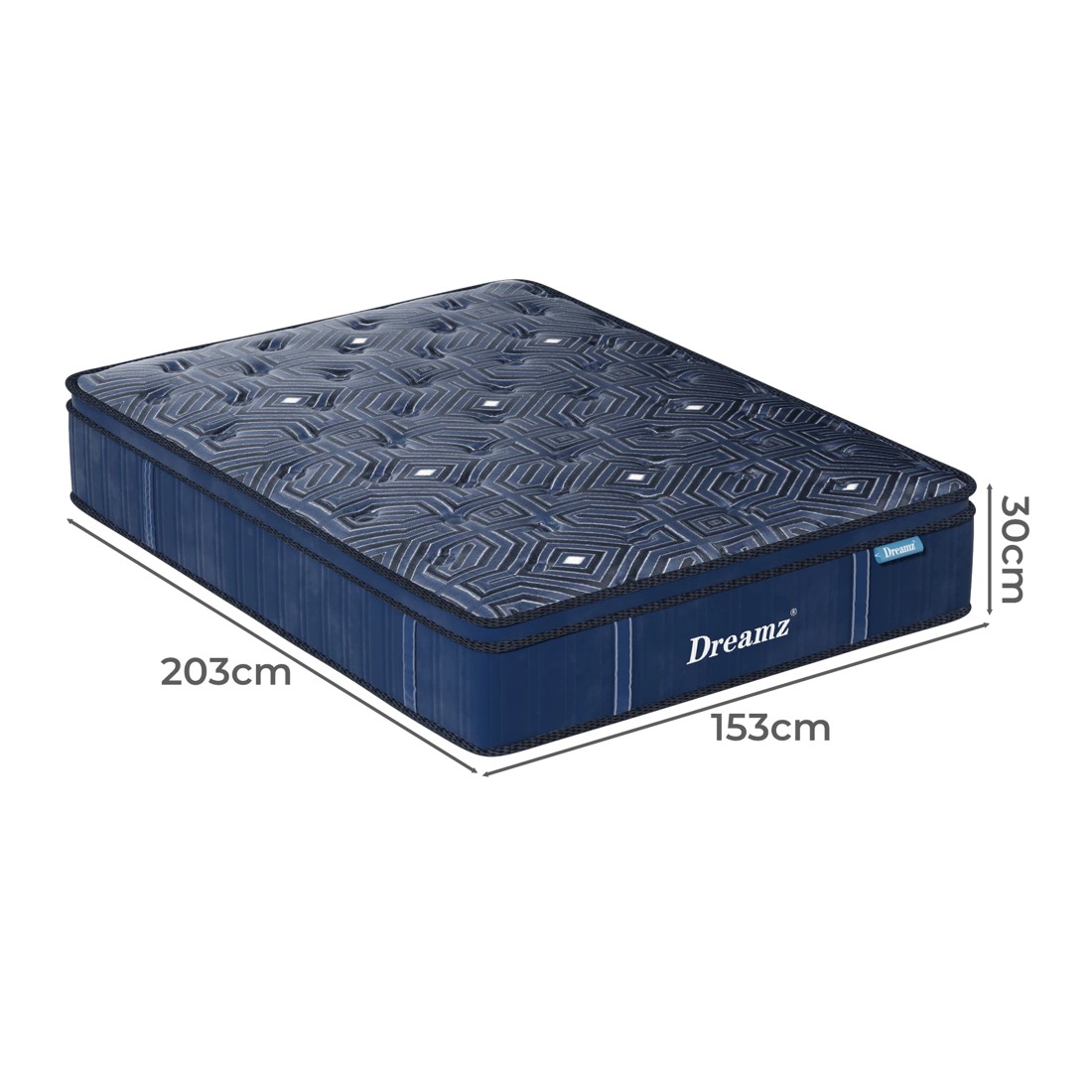 3 Dreamz Queen Latex Spring Mattress 30cm, 3 of 6