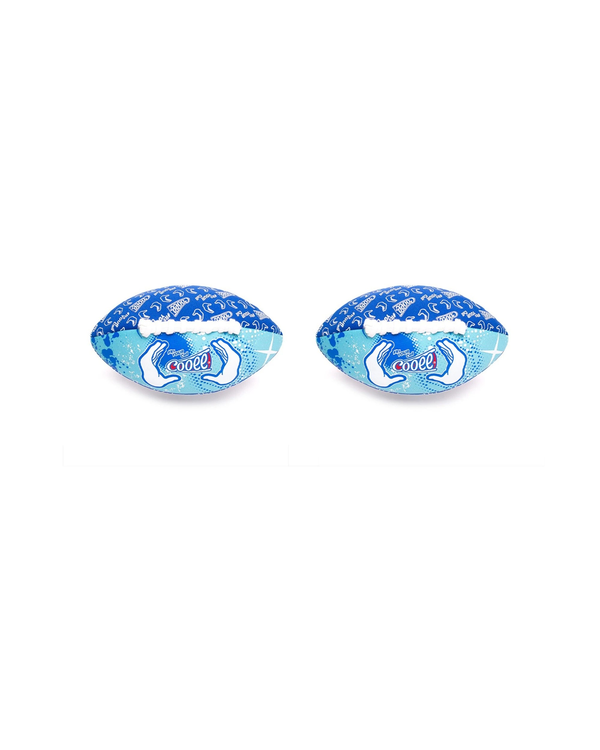 1 Cooee 2PK 9Inch Football Kids Children Outdoor Play Toys - Blue, 1 of 2