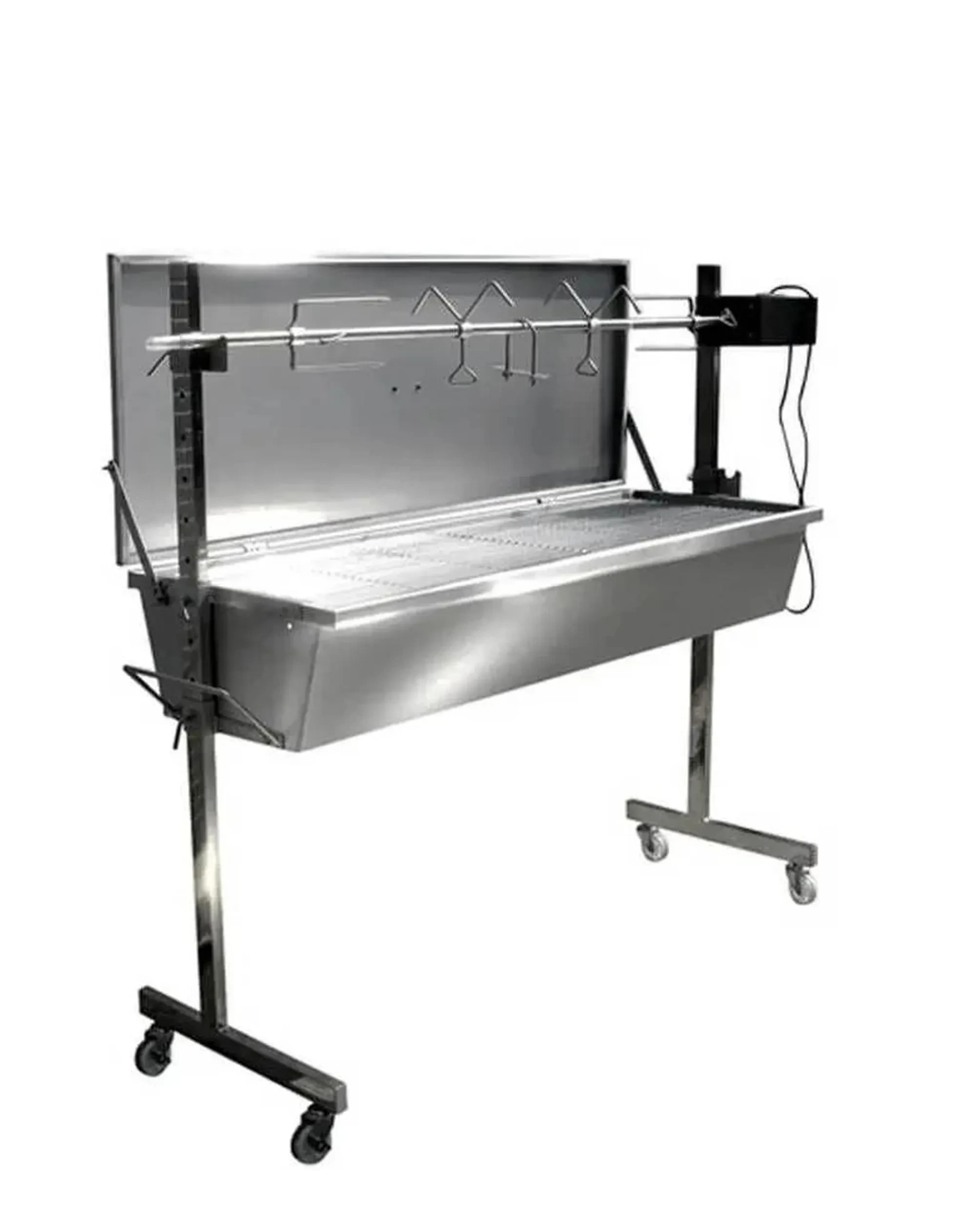 1 Flaming Coals Stainless Steel Warrior Spit Roaster - 60kg Capacity, 1 of 10
