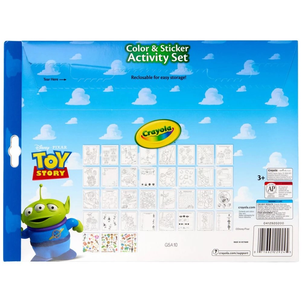 6 Toy Story 4 Colour & Sticker Activity Set 32 Pages, 6 of 6