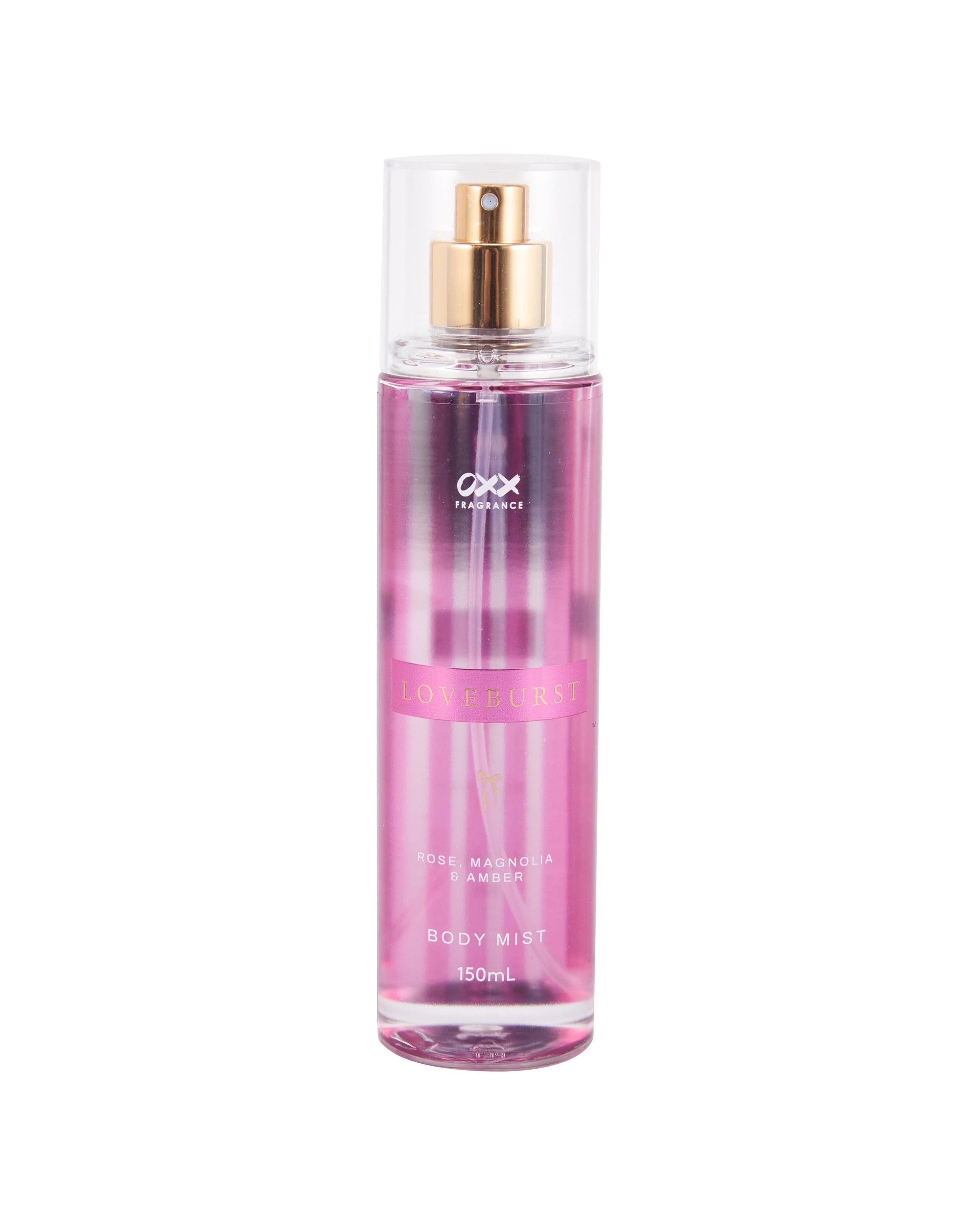1 OXX Fragrance Loveburst Body Mist 150ml - Rose, Magnolia and Amber, 1 of 4