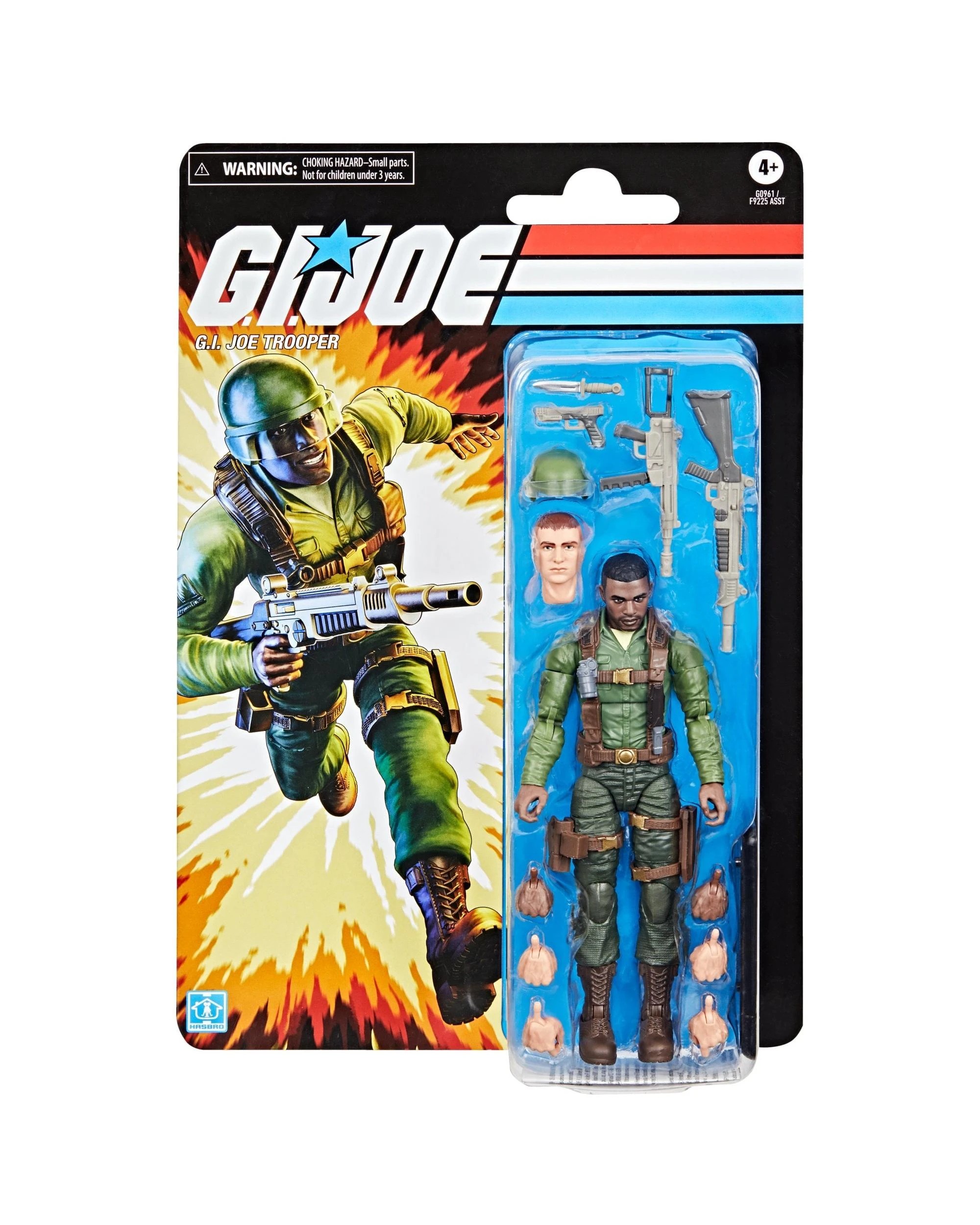 2 G.I. Joe Classified Series: Retro Cardback G.I. Joe Trooper Action Figure, 2 of 10