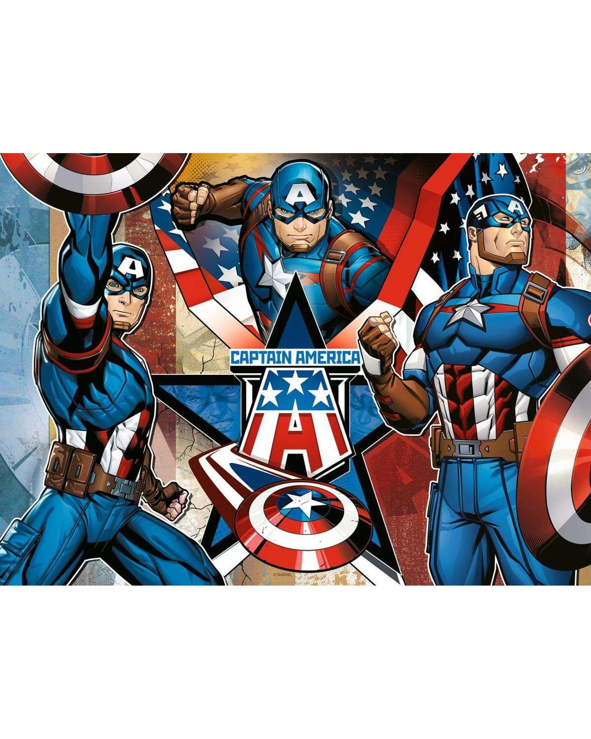 2 Ravensburger Marvel Captain America The First Avenger 100 XXL Piece Jigsaw Puzzle, 2 of 2