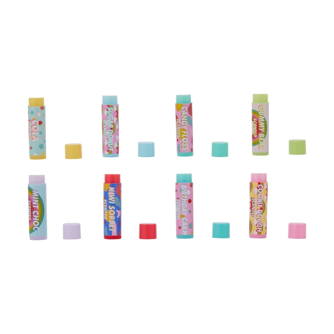 2 OXX Junior 8 Pack Scented Lip Balms - Choose Happy, 2 of 7