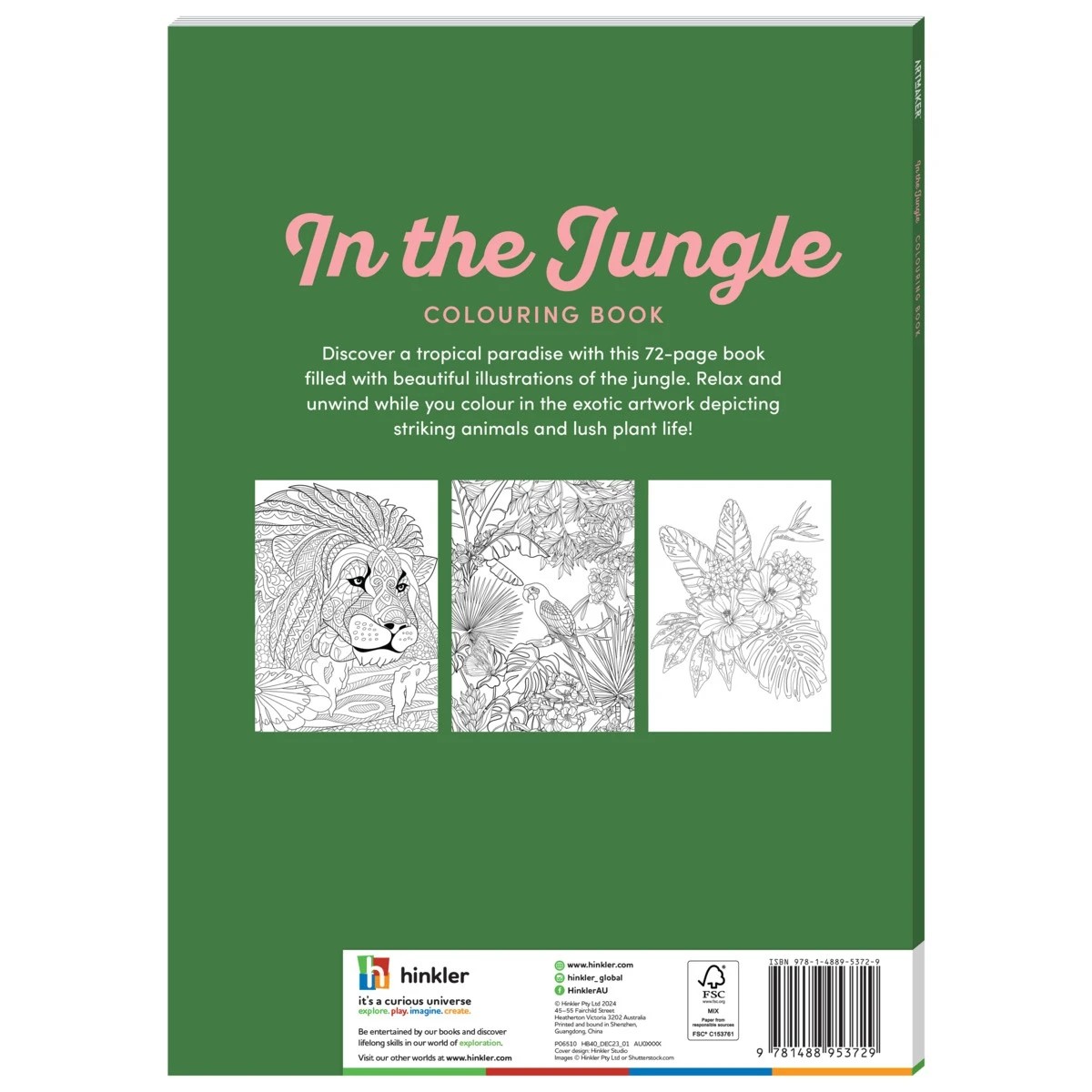5 Art Maker: In the Jungle Colouring Book, 5 of 5