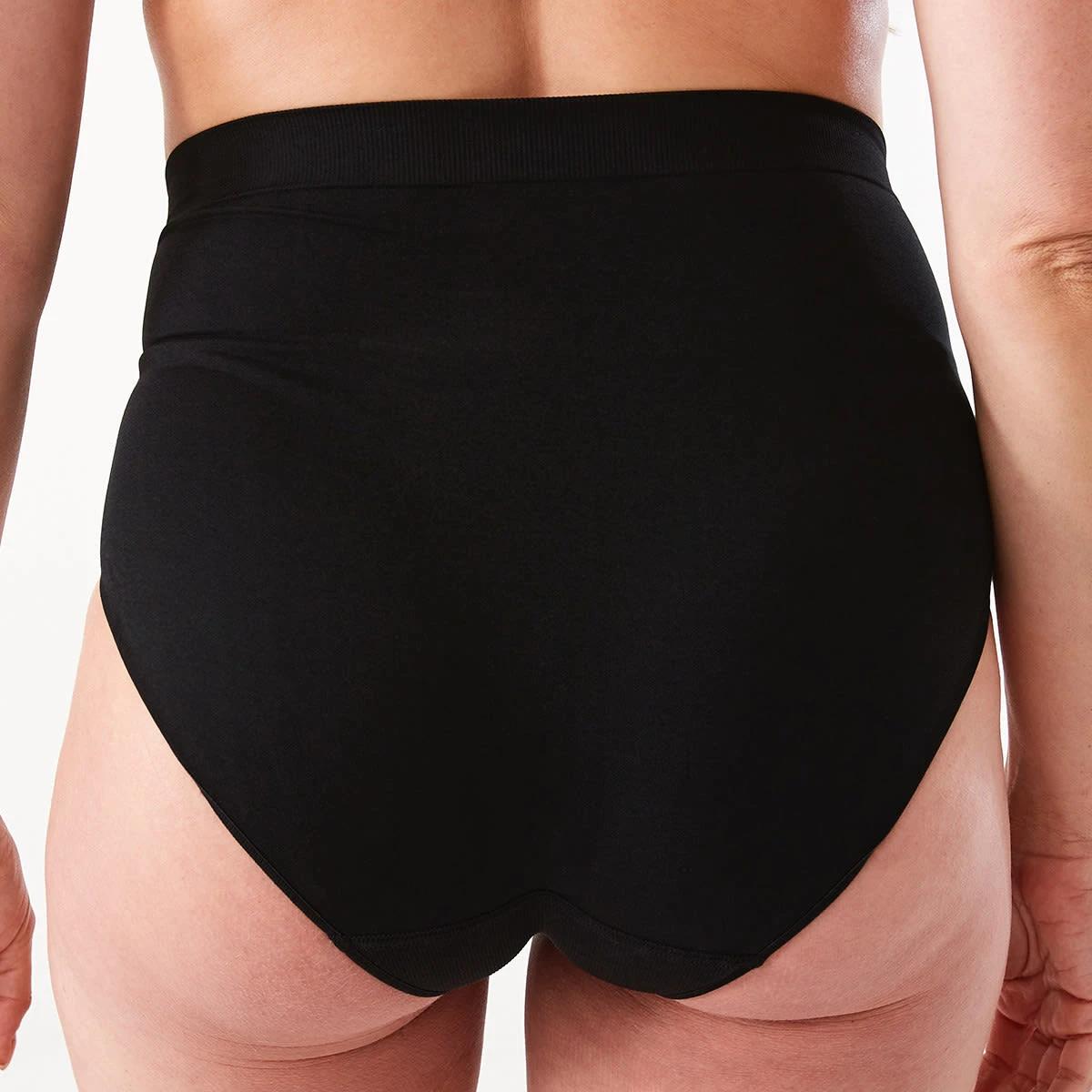 7 3 Pack Maternity Seamfree Over Bump Briefs BLACK, SOFT SAND BEIGE, BLACK, 7 of 8