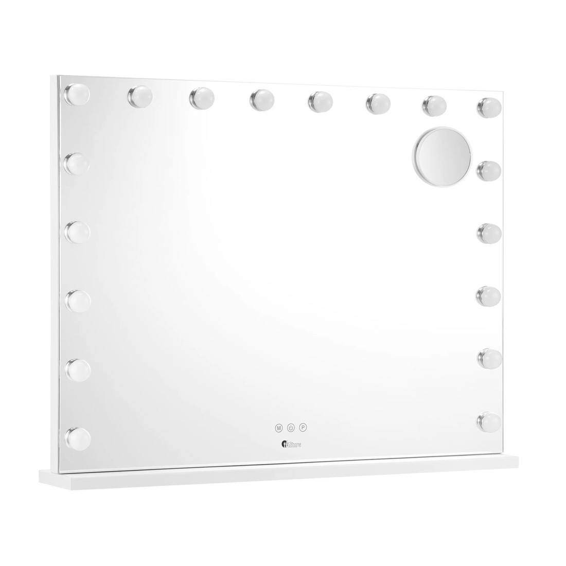5 Oikiture Hollywood Makeup Mirror Magnifying Led 18 Bulbs 80x62cm Wall Mirrors
 - White, 5 of 8