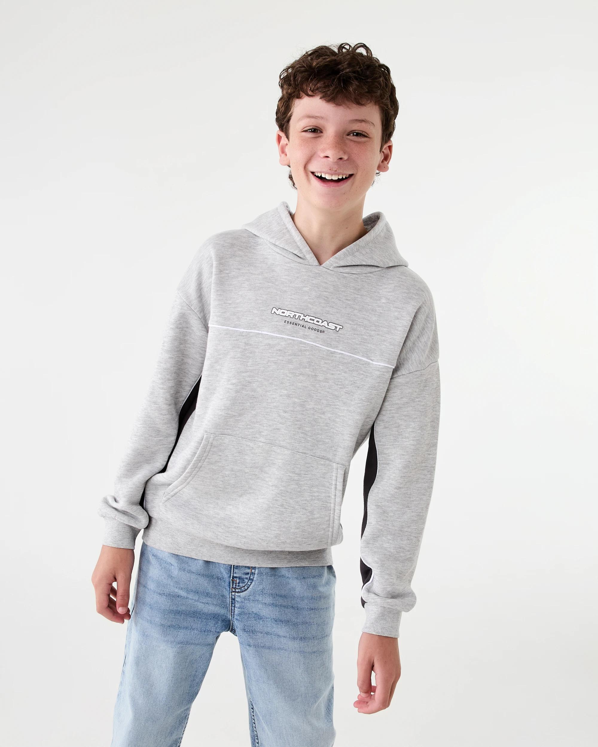 1 Panel Hoodie Kgry Marle, 1 of 9