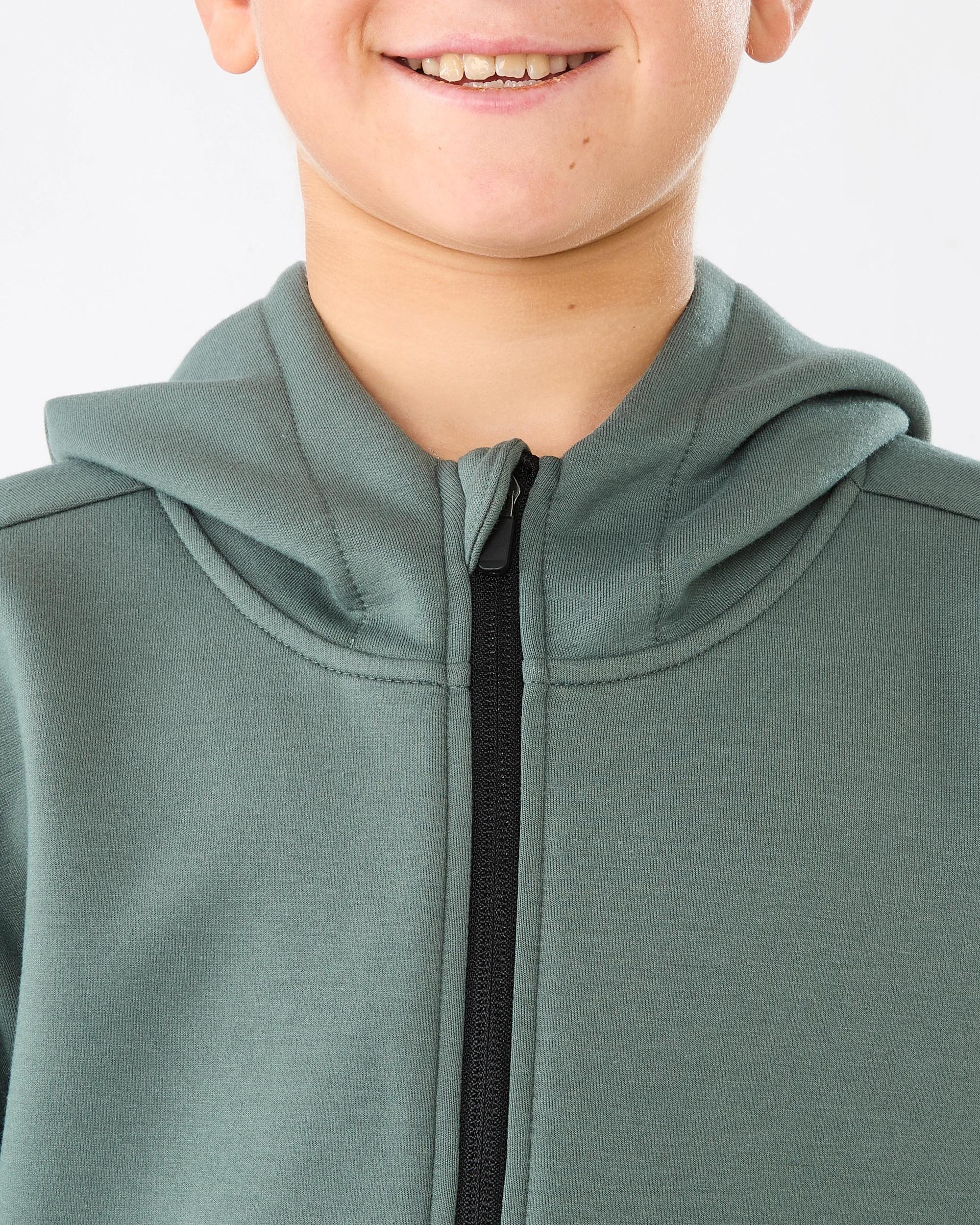 7 Active Kids Zip Through Hoodie Seaglass, 7 of 9