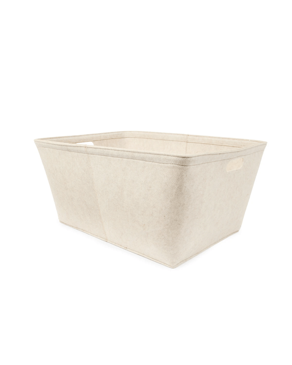 Felt Tub - Large, Beige