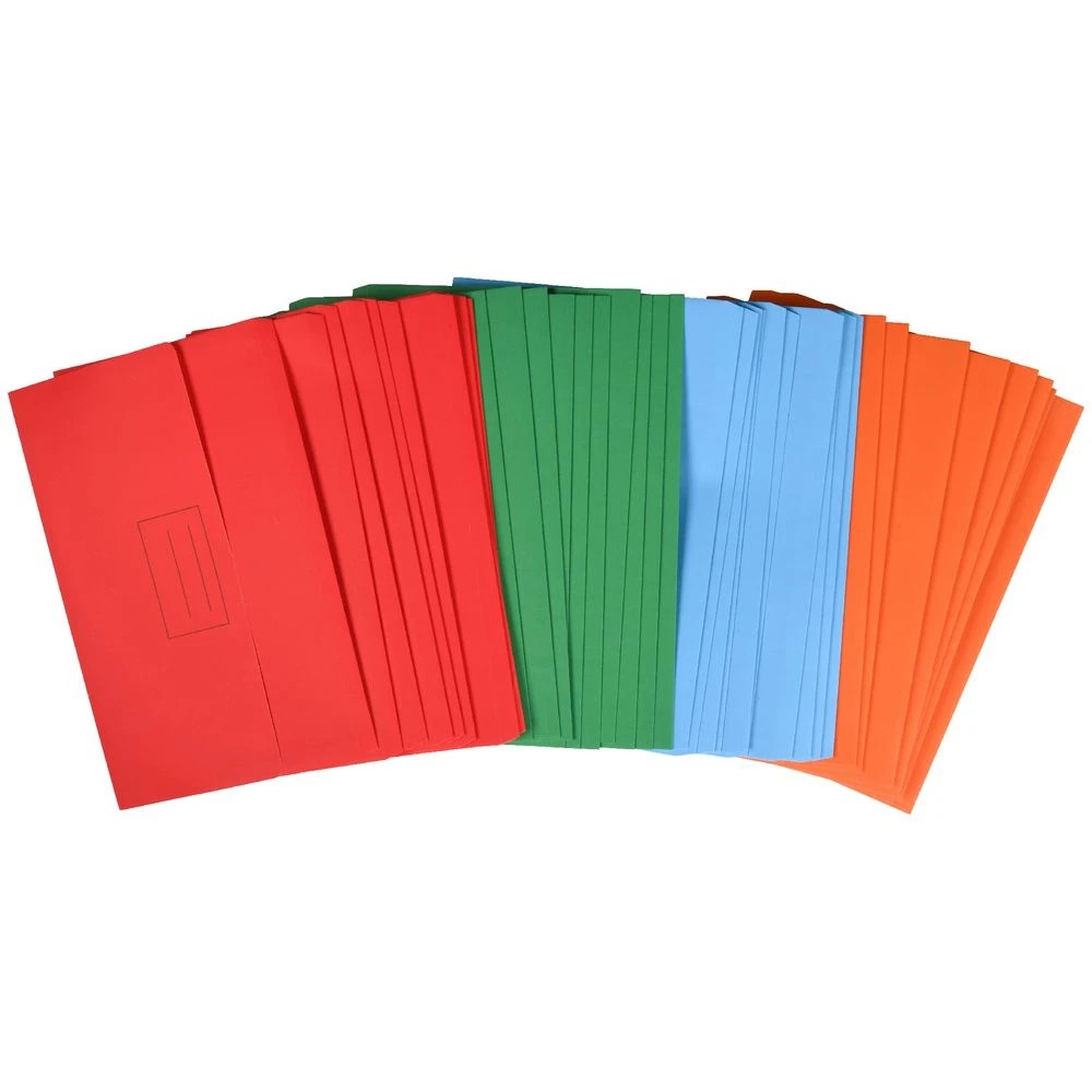 3 J.Burrows Foolscap Document Wallet Assorted 40 Pack, 3 of 4