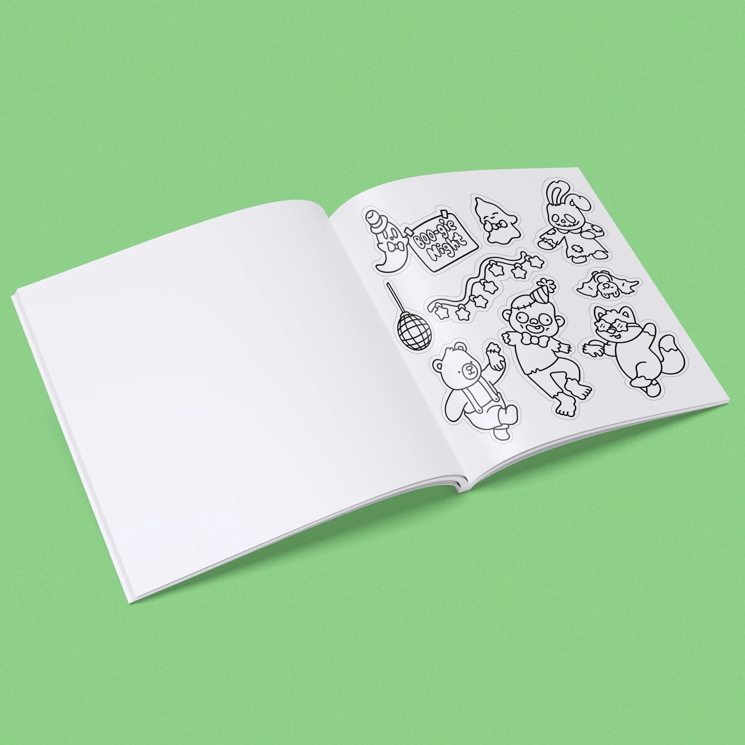3 Spooky Cute Stickers by Stacy Levina - Book, 3 of 5