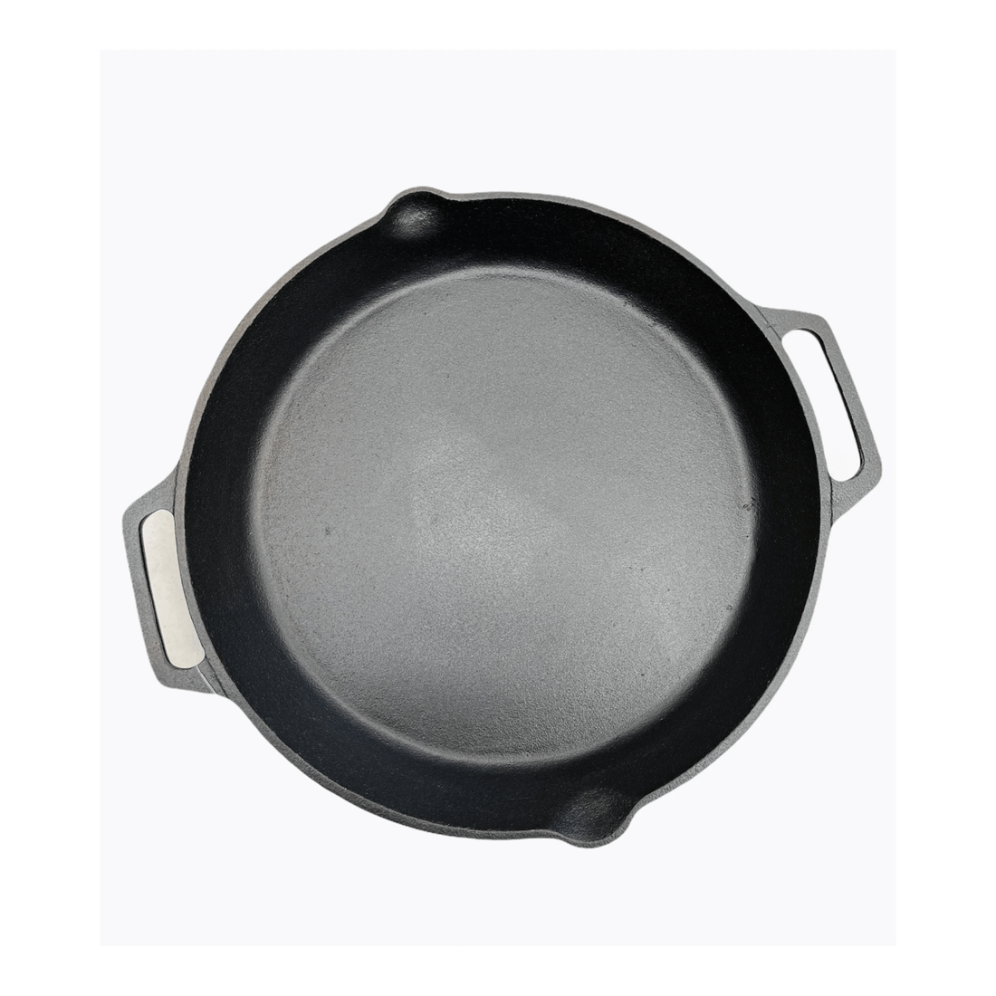 2 BR Home Cast Iron Paella Pan for Oven and Grill Cooking, 2 of 8