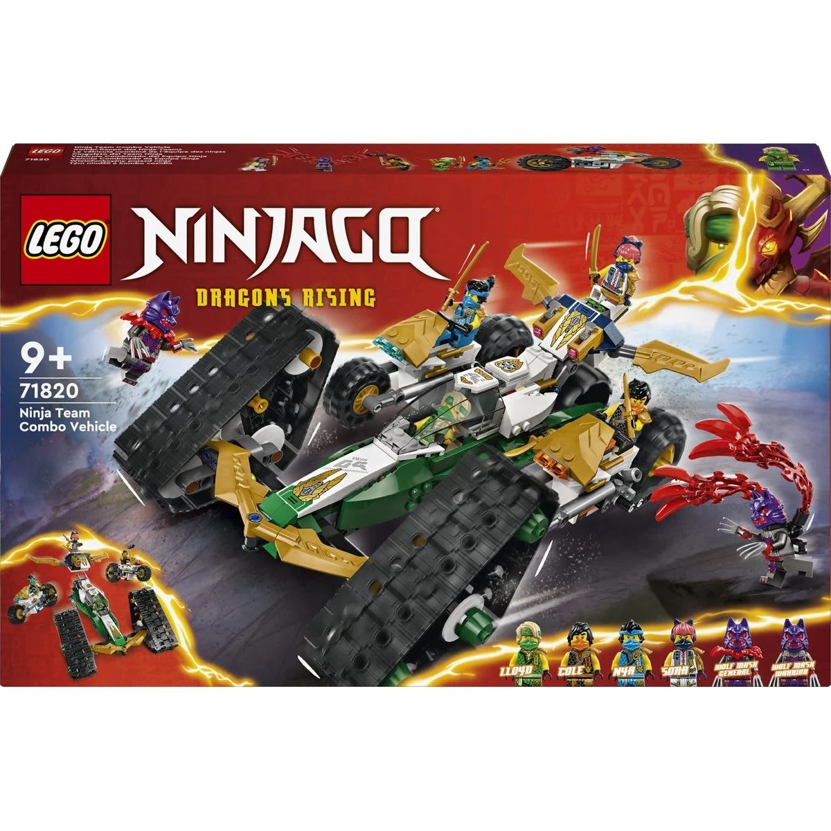 1 LEGO NINJAGO Ninja Team Combo Vehicle 71820, 1 of 11