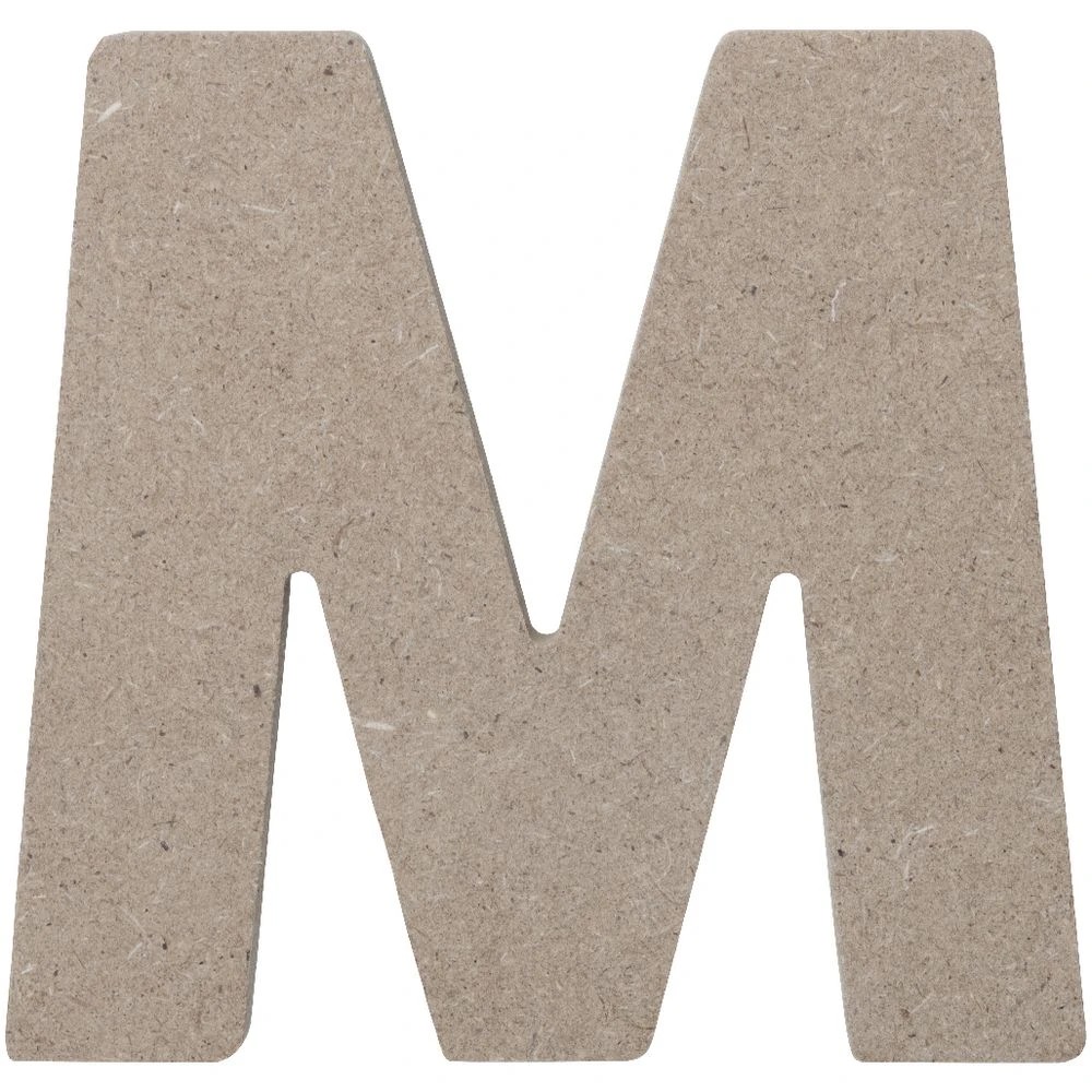 2 Born Wooden Alphabet Letter M 10cm, 2 of 3
