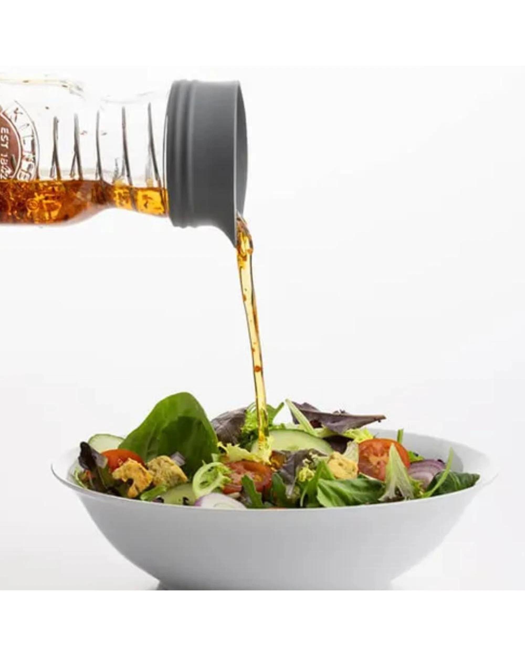 4 Kilner Glass Salad Dressing Maker 500ml, 4 of 6