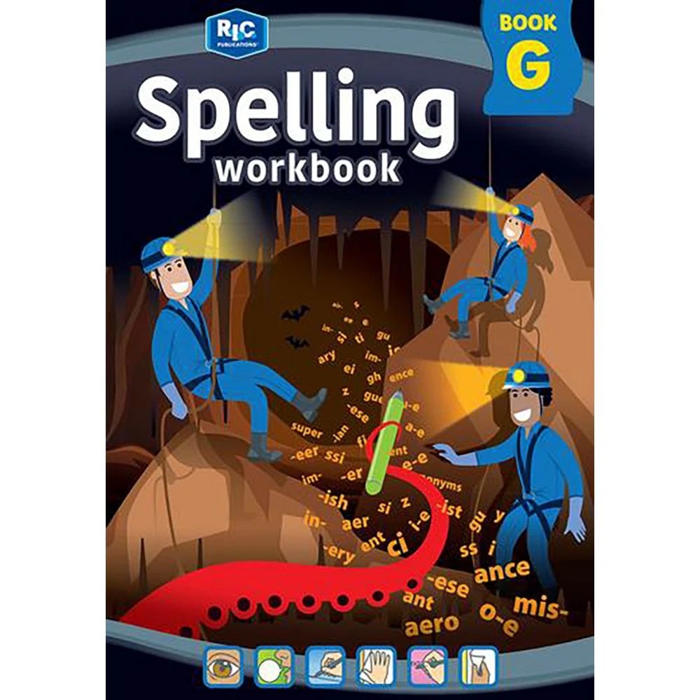 1 Spelling Workbook/Interactive Book G, 1 of 5