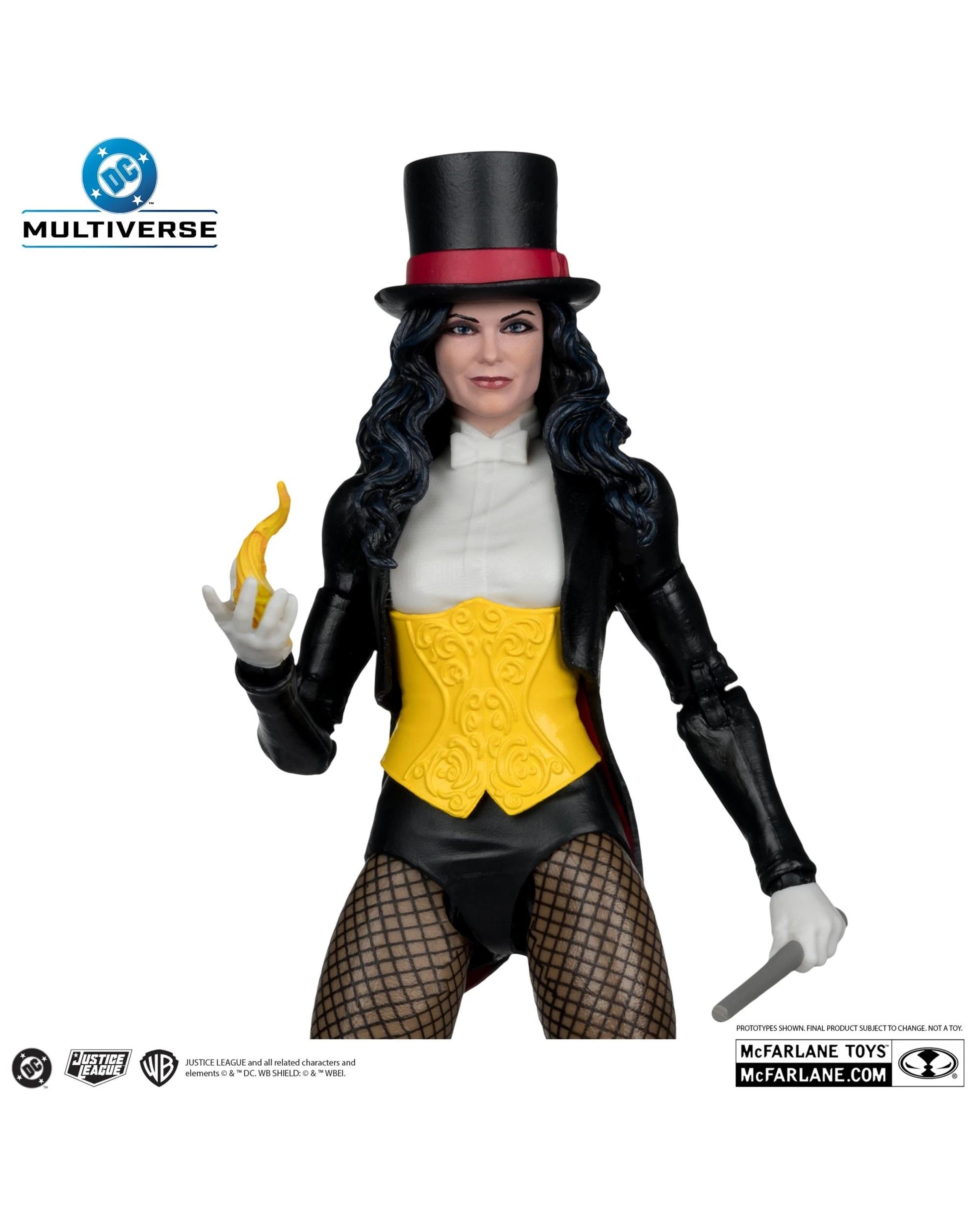 4 DC Multiverse Zatanna with Detective Chimp DC Classics McFarlane Collector Edition #53 7 inch Action Figure, 4 of 10