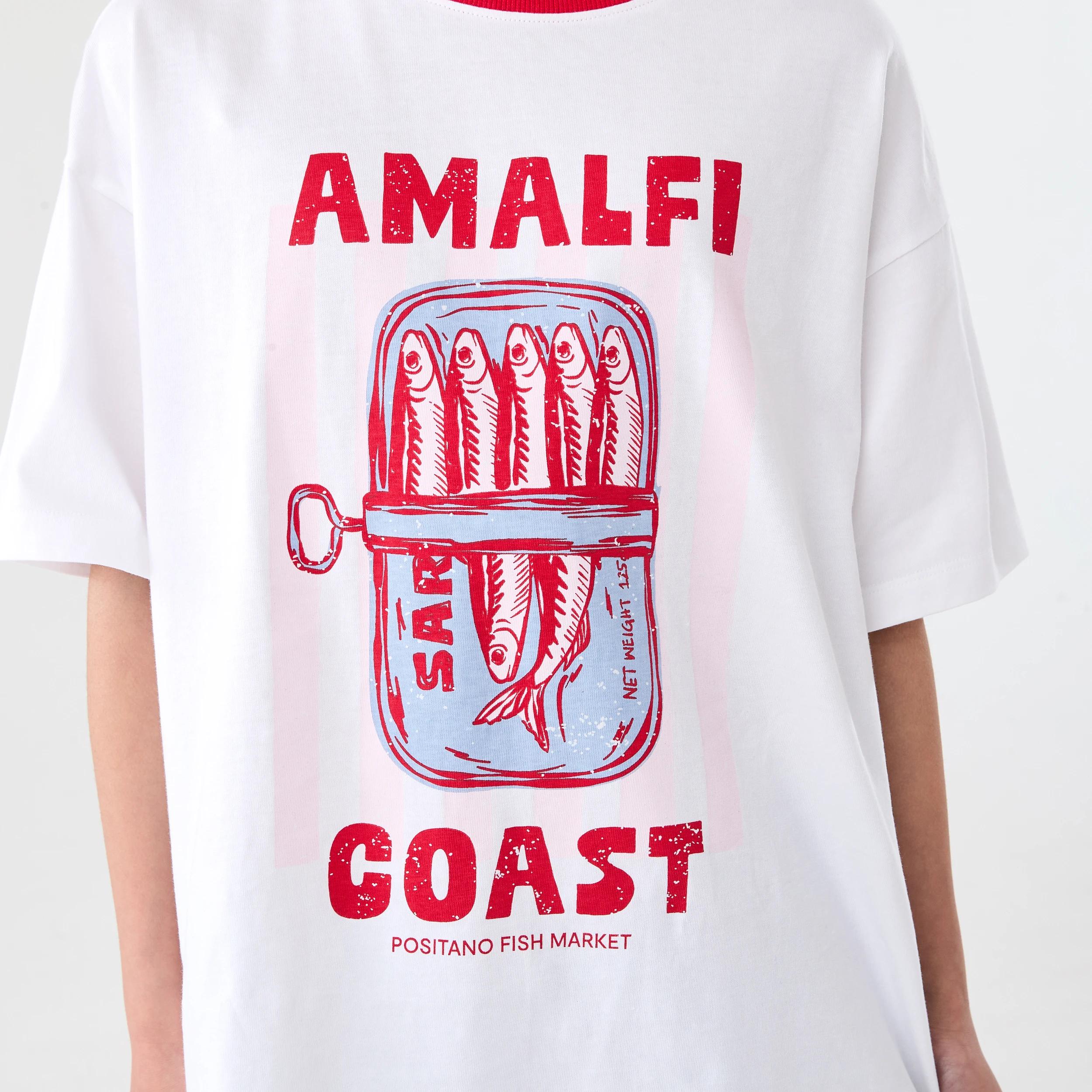 4 Oversized T-shirt Wht Sardne, 4 of 7