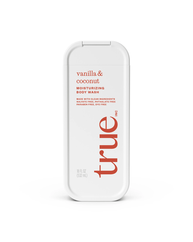 True Inc Moisturising Body Wash 532ml - Vanilla & Coc