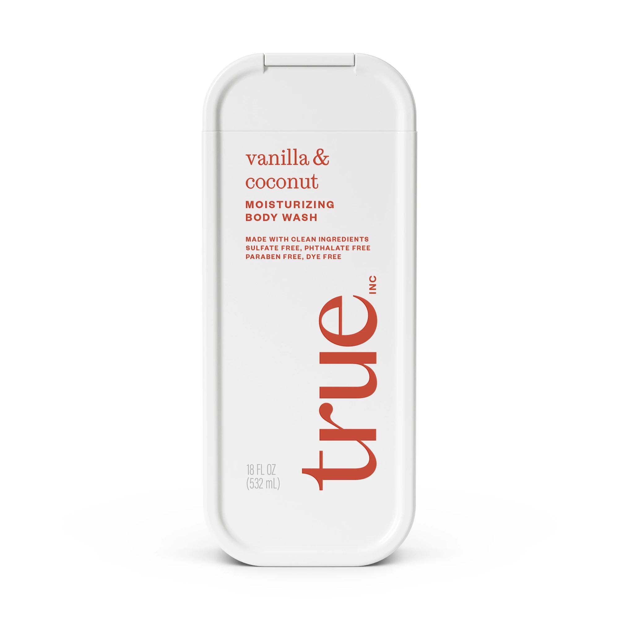 1 True Inc Moisturising Body Wash 532ml - Vanilla & Coconut, 1 of 9