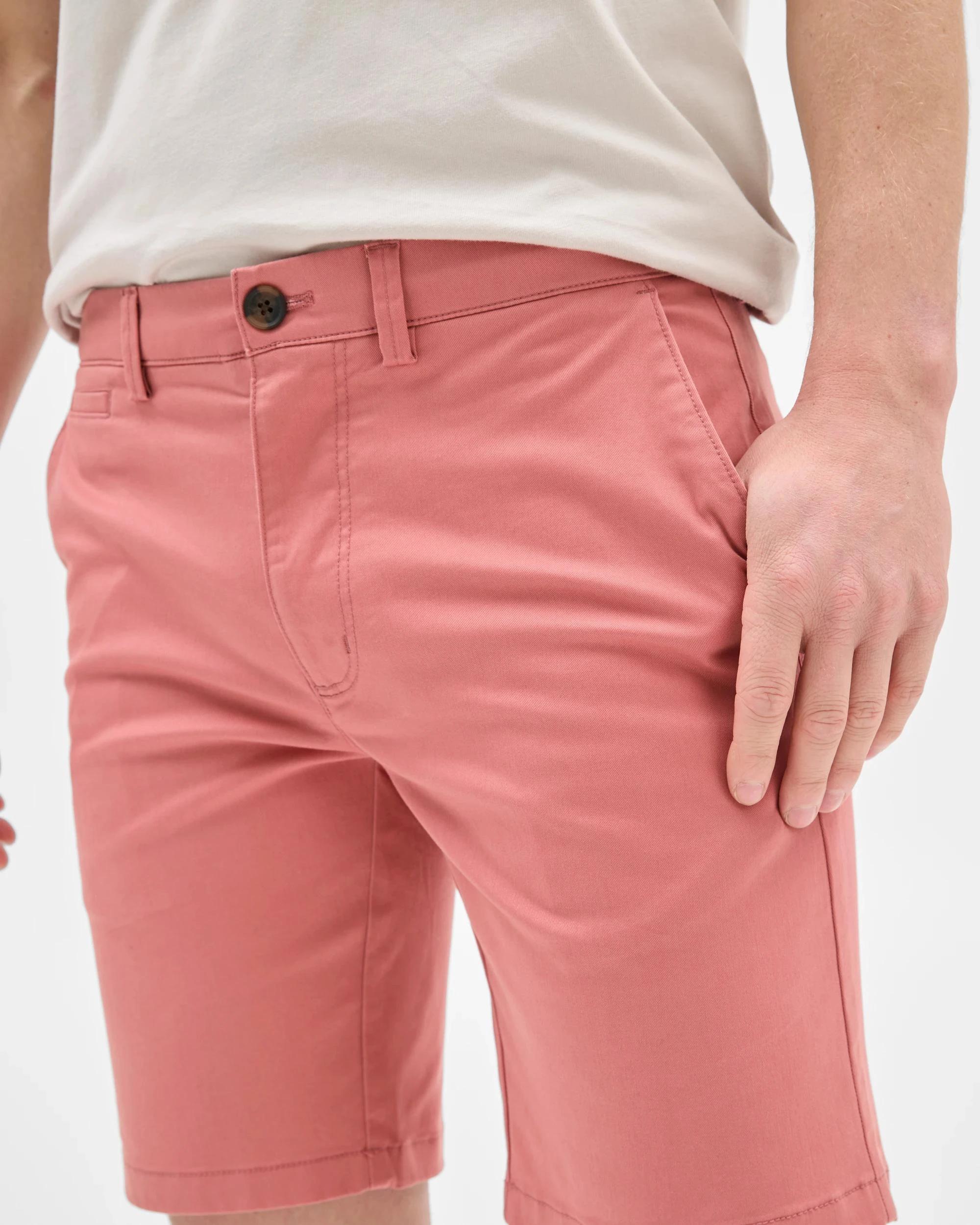 5 Target Australian Cotton Blend Slim Chino Shorts BRICK, 5 of 6