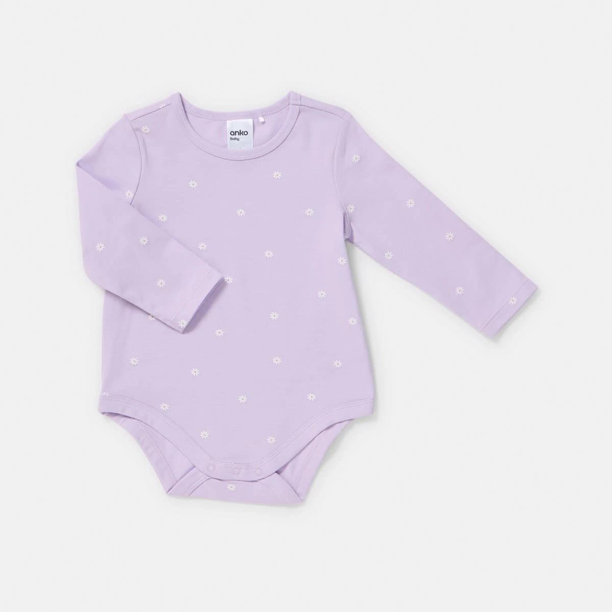 3 3 Pack Bodysuits Pur Daisy, 3 of 8