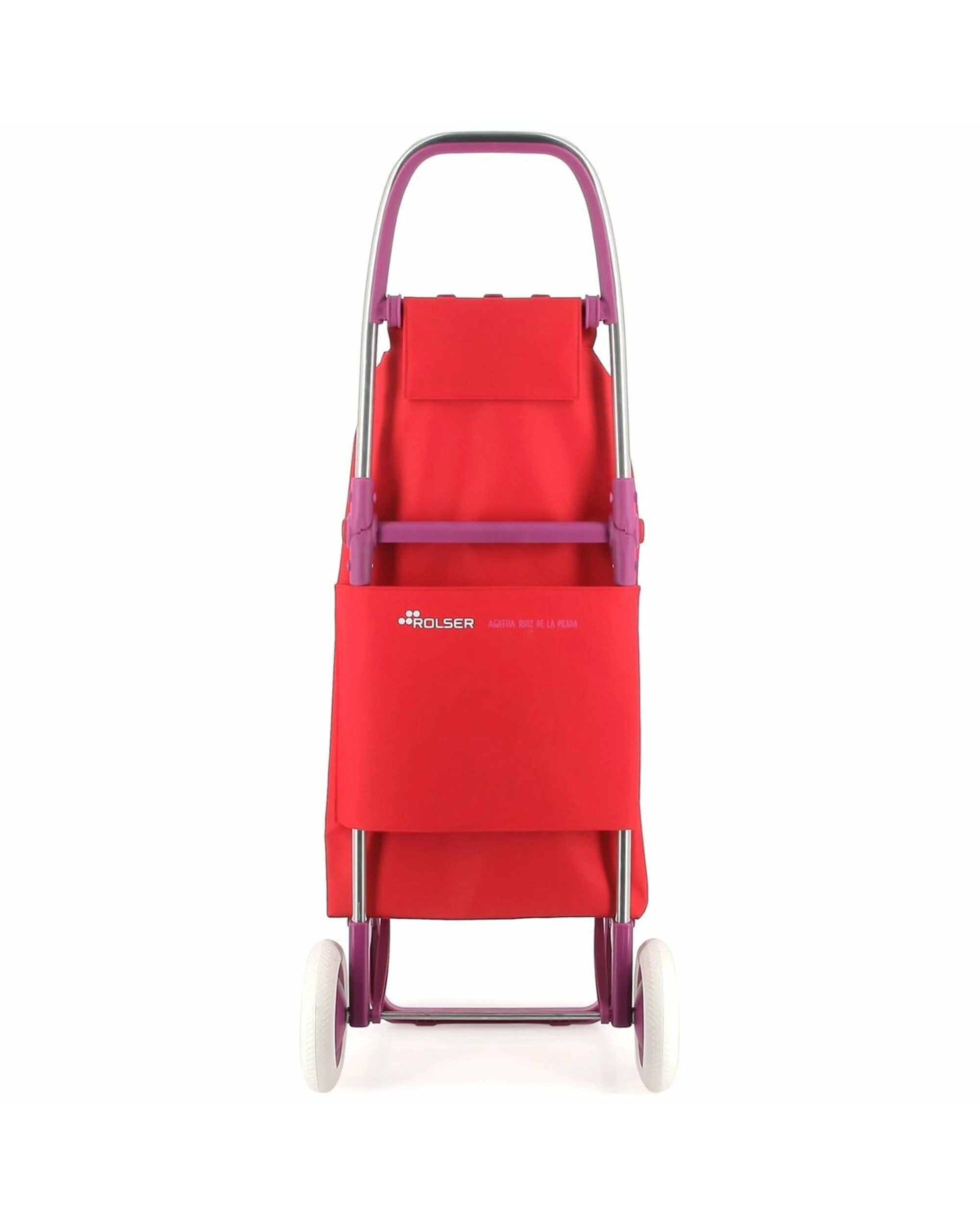 3 Rolser Serrella LN Agatha Ruiz de la Prada 2 Wheel Foldable Trolley Heart Red, 3 of 5