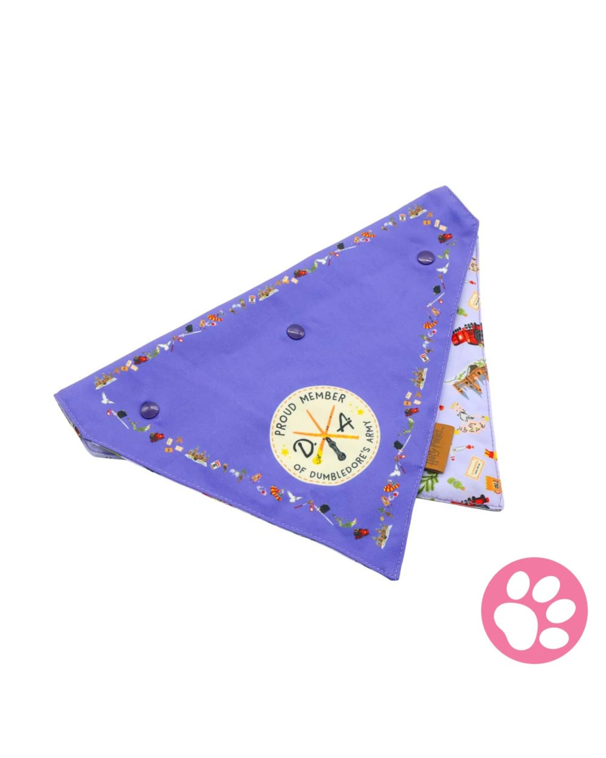 1 Harry Potter - Dumbledores Army Bandana - Small/Medium - Purple, 1 of 1