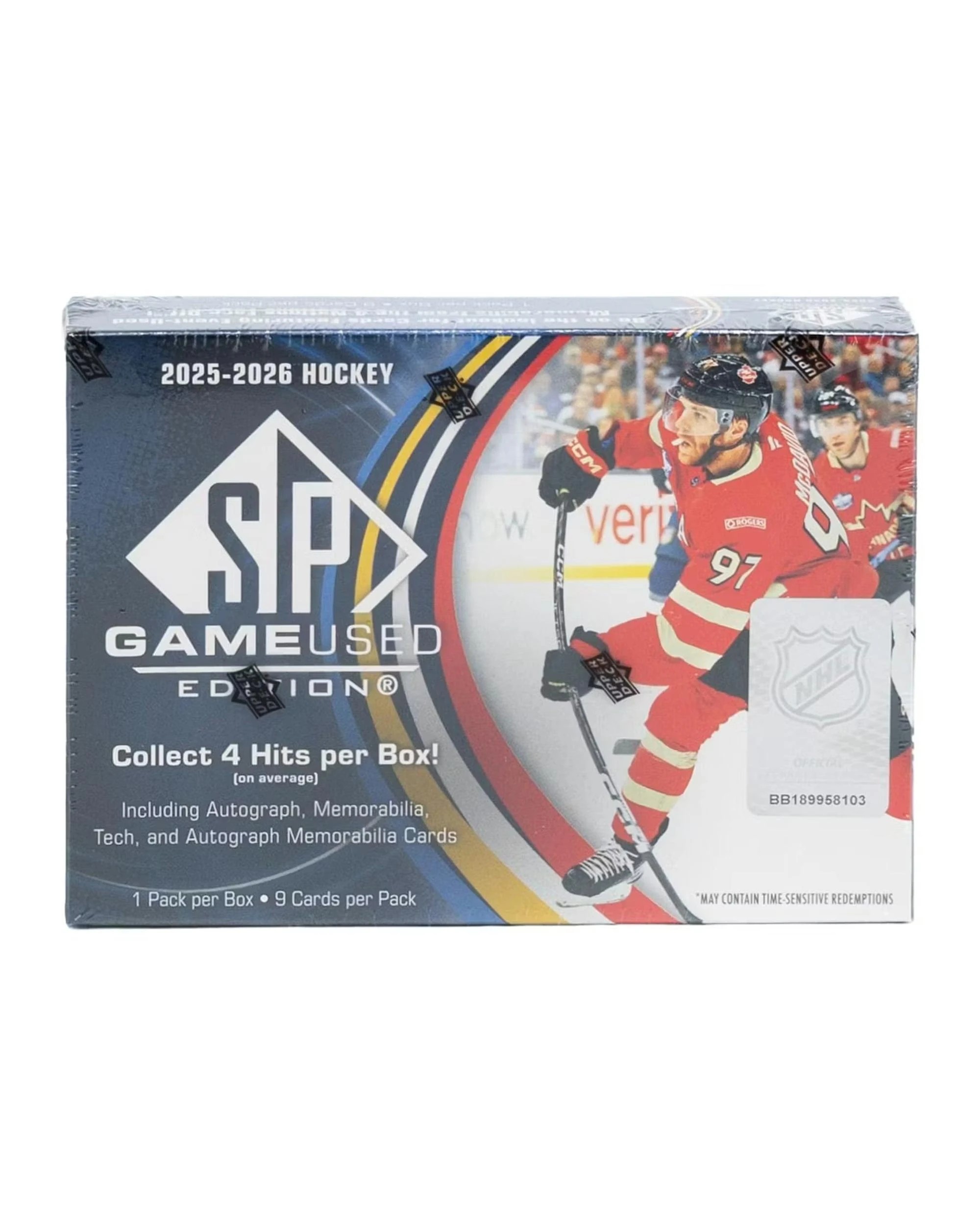 1 Upper Deck NHL 2025/2026 SP Game Used Hockey Hobby Box, 1 of 6